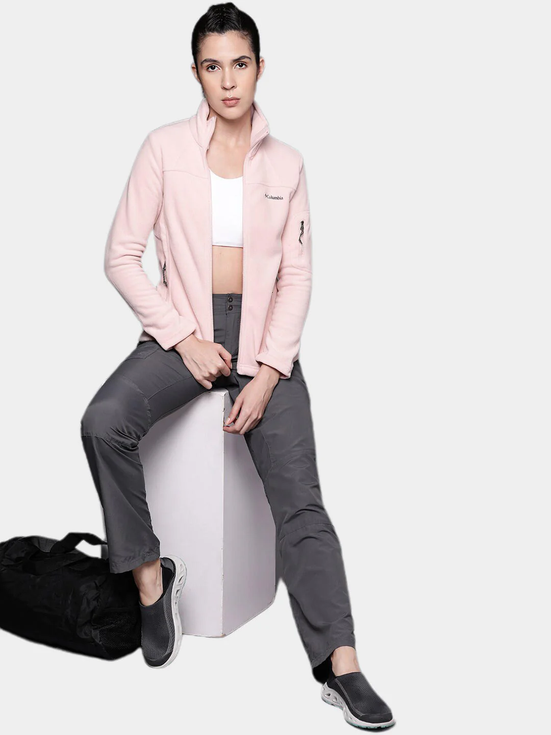 Columbia Women Pink Fast Trek II Jacket - Image 11