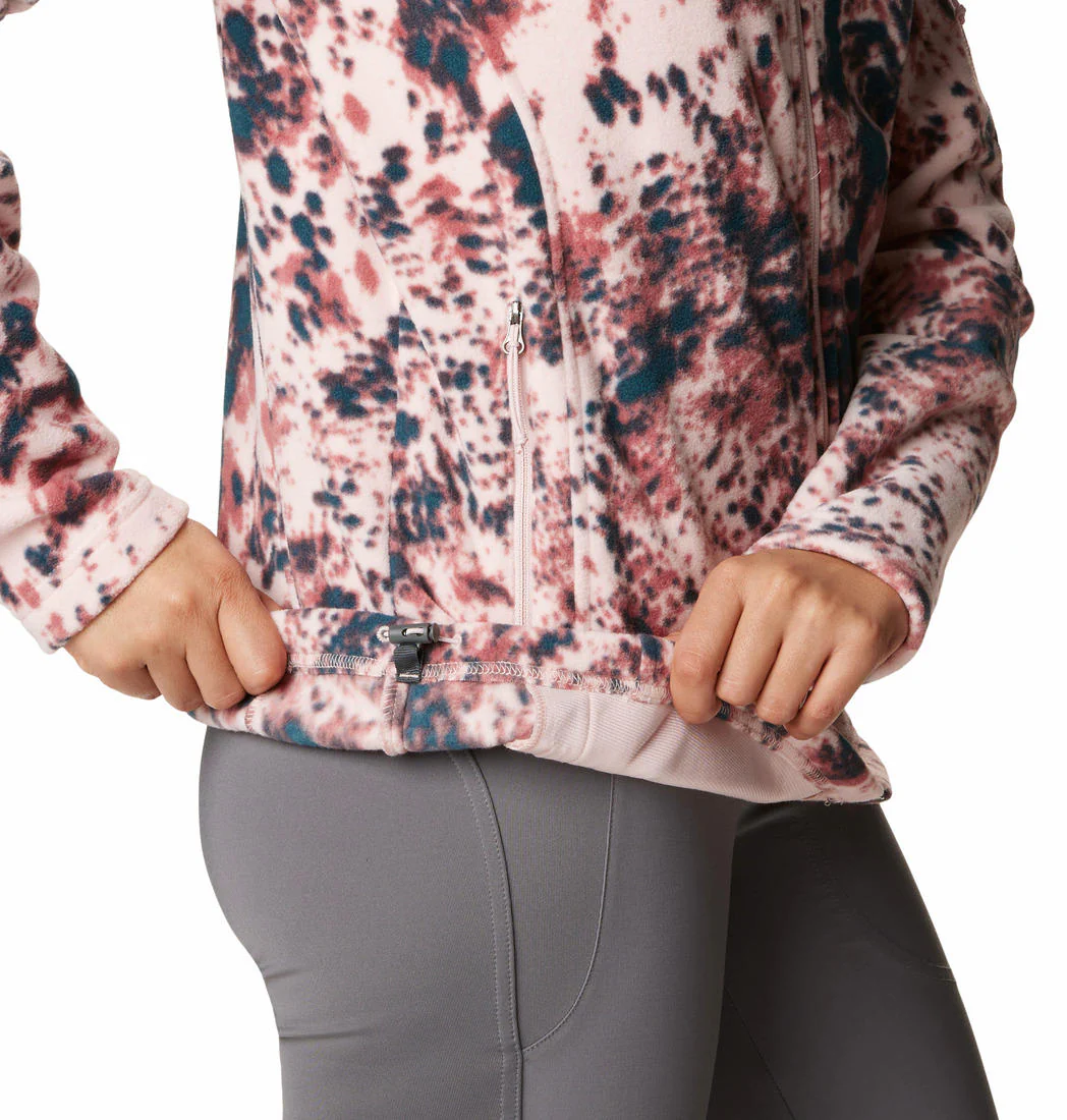 Columbia Women Pink Fast Trek Printed Jkt - Image 4