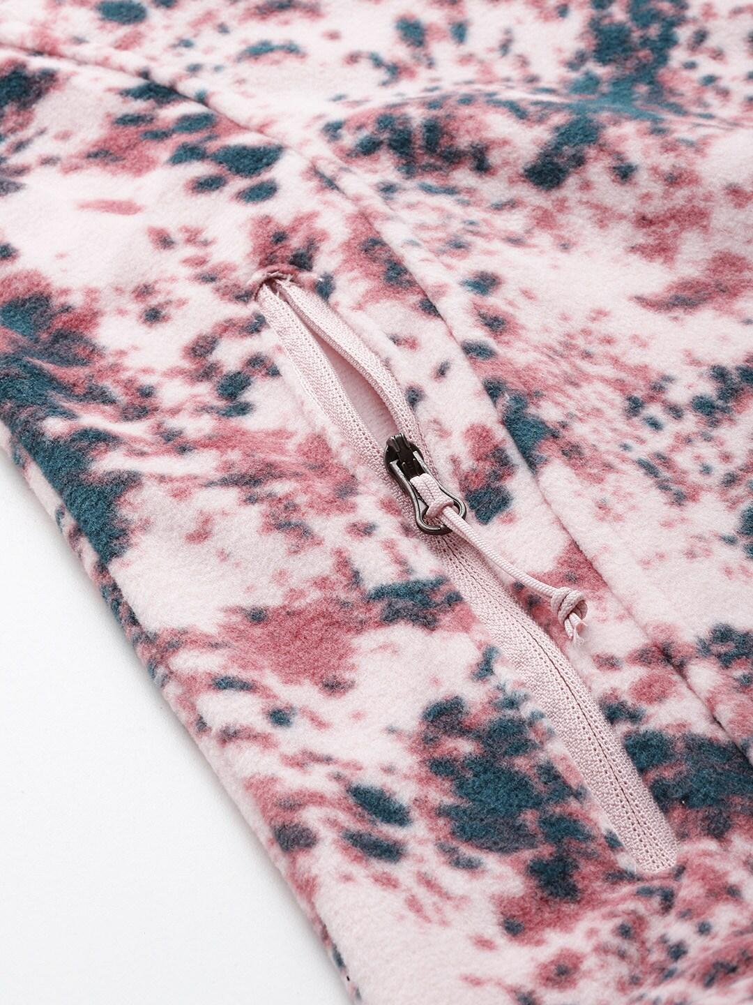 Columbia Women Pink Fast Trek Printed Jkt - Image 8