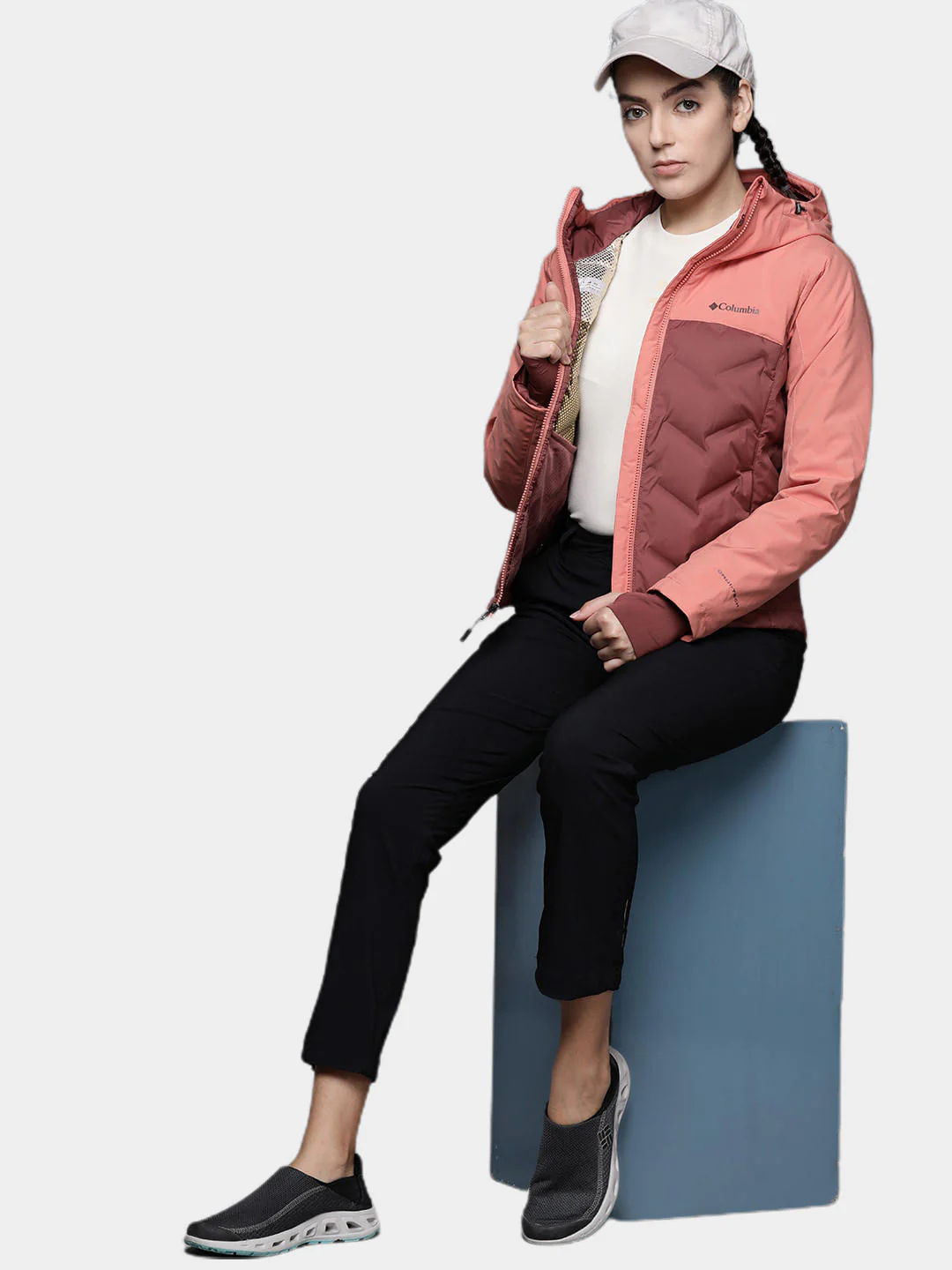Columbia Women Pink Grand Trek II Down Jacket - Image 11
