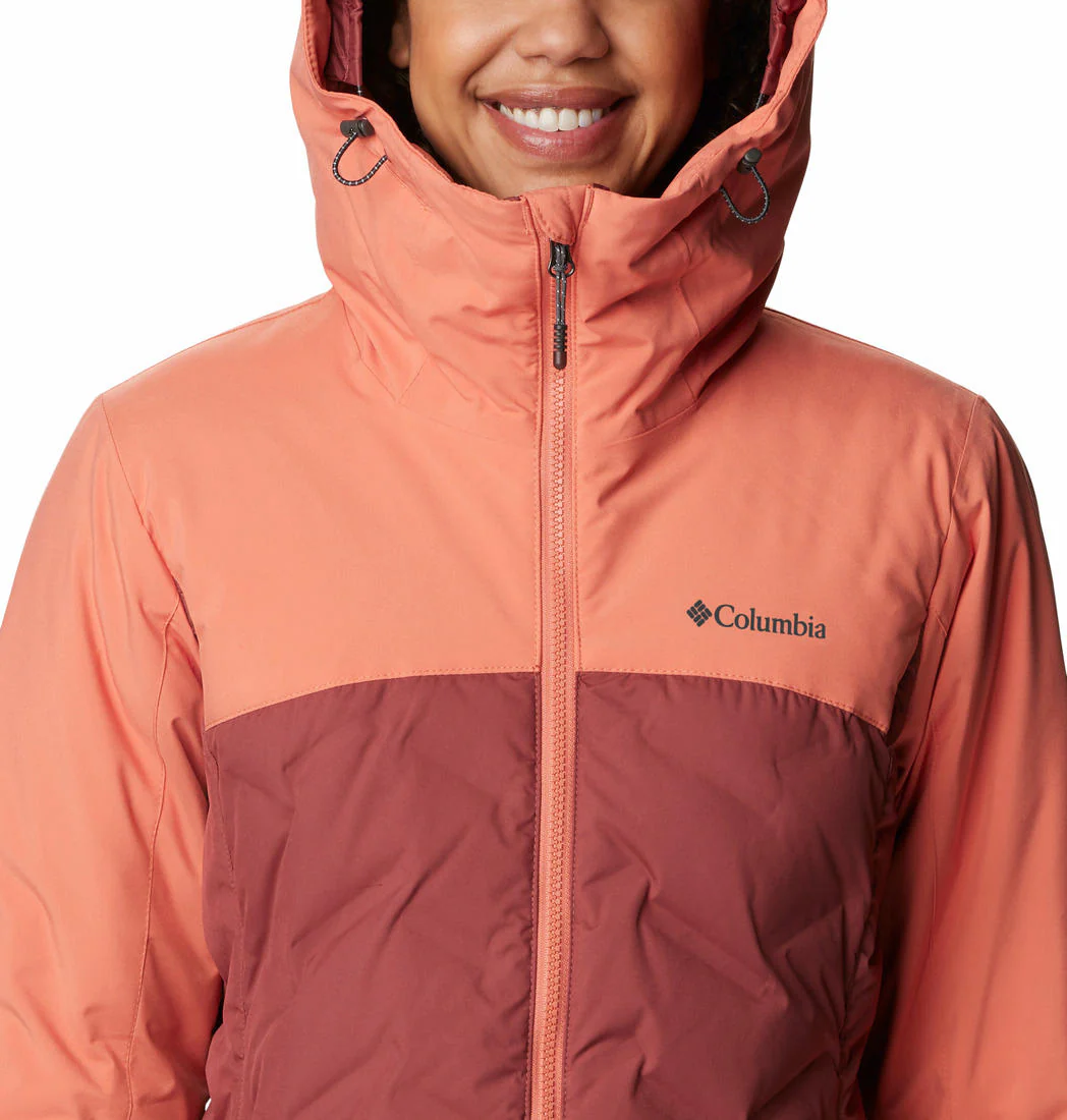 Columbia Women Pink Grand Trek II Down Jacket - Image 3