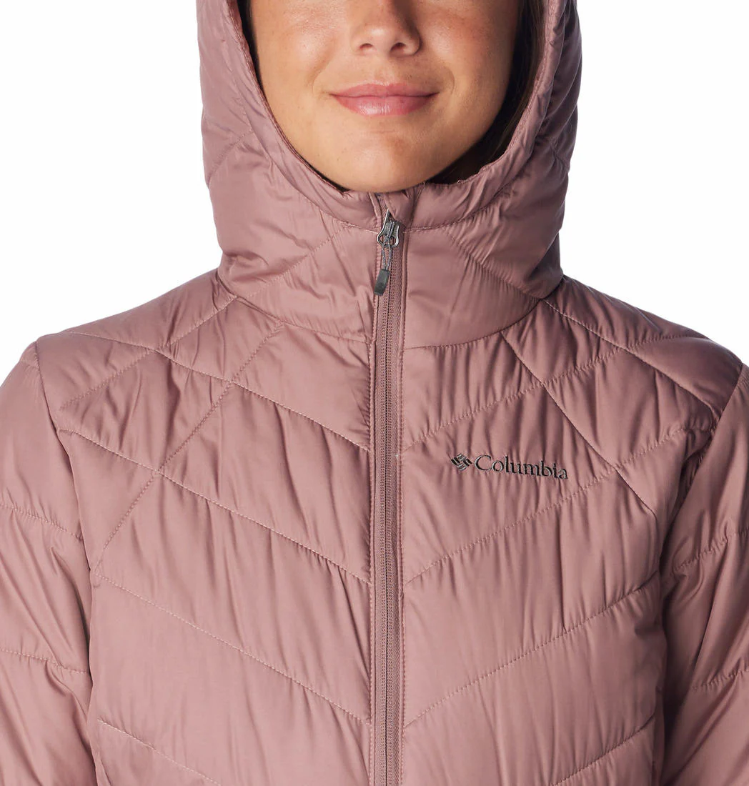 Columbia Women Red Heavenly Hooded Jacket - Image 4