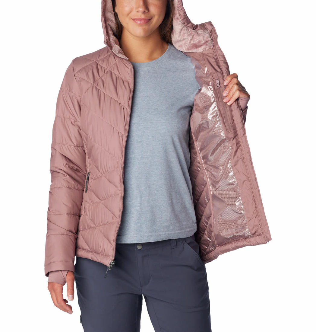 Columbia Women Red Heavenly Hooded Jacket - Image 5