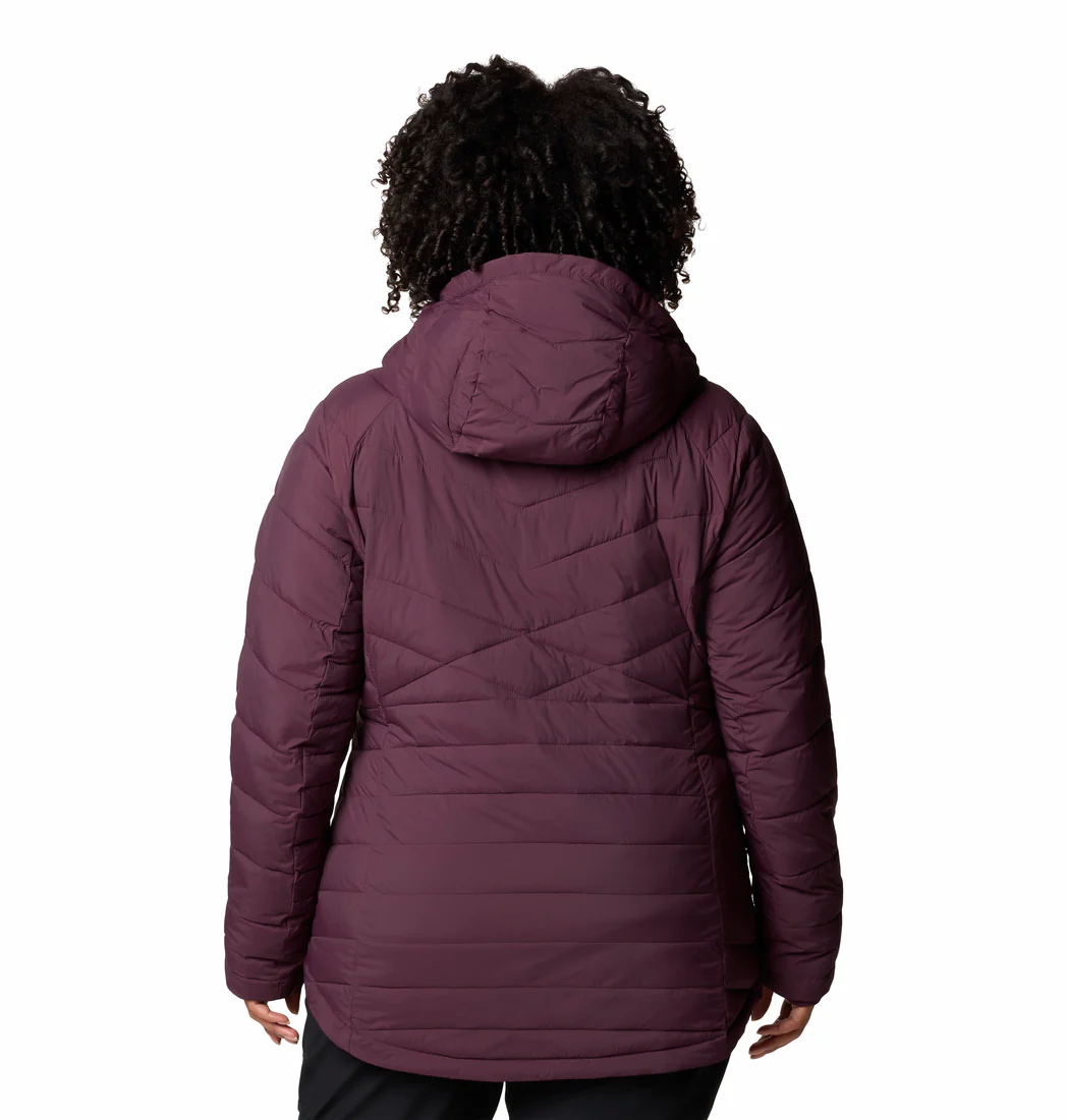 Columbia Women Red Joy Peak II Hooded Jacket (Plus Size) - Image 2