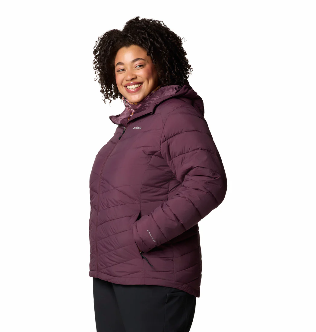 Columbia Women Red Joy Peak II Hooded Jacket (Plus Size) - Image 5