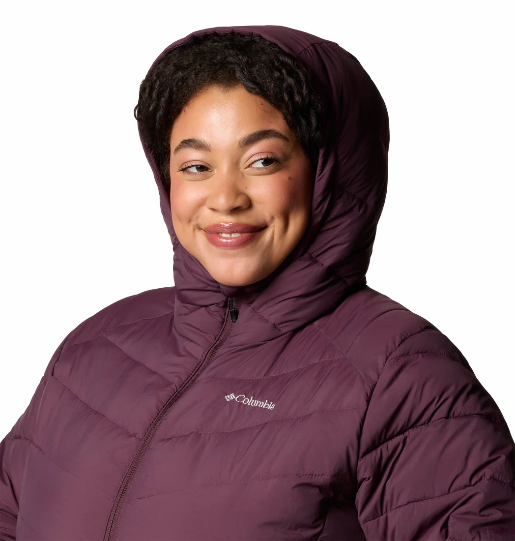 Columbia Women Red Joy Peak II Hooded Jacket (Plus Size) - Image 6