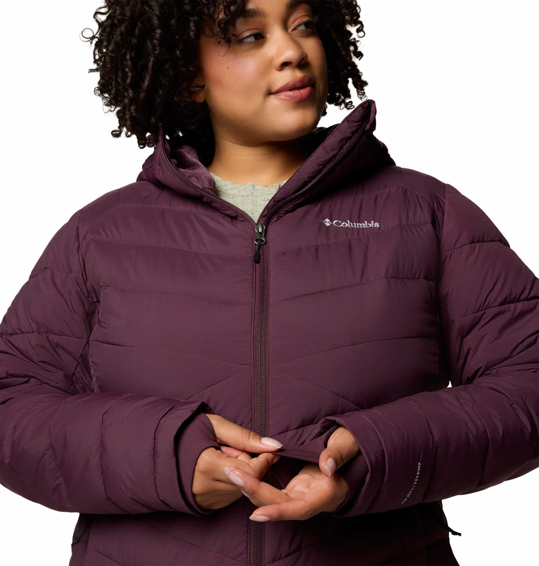 Columbia Women Red Joy Peak II Mid Jacket (Plus Size) - Image 7