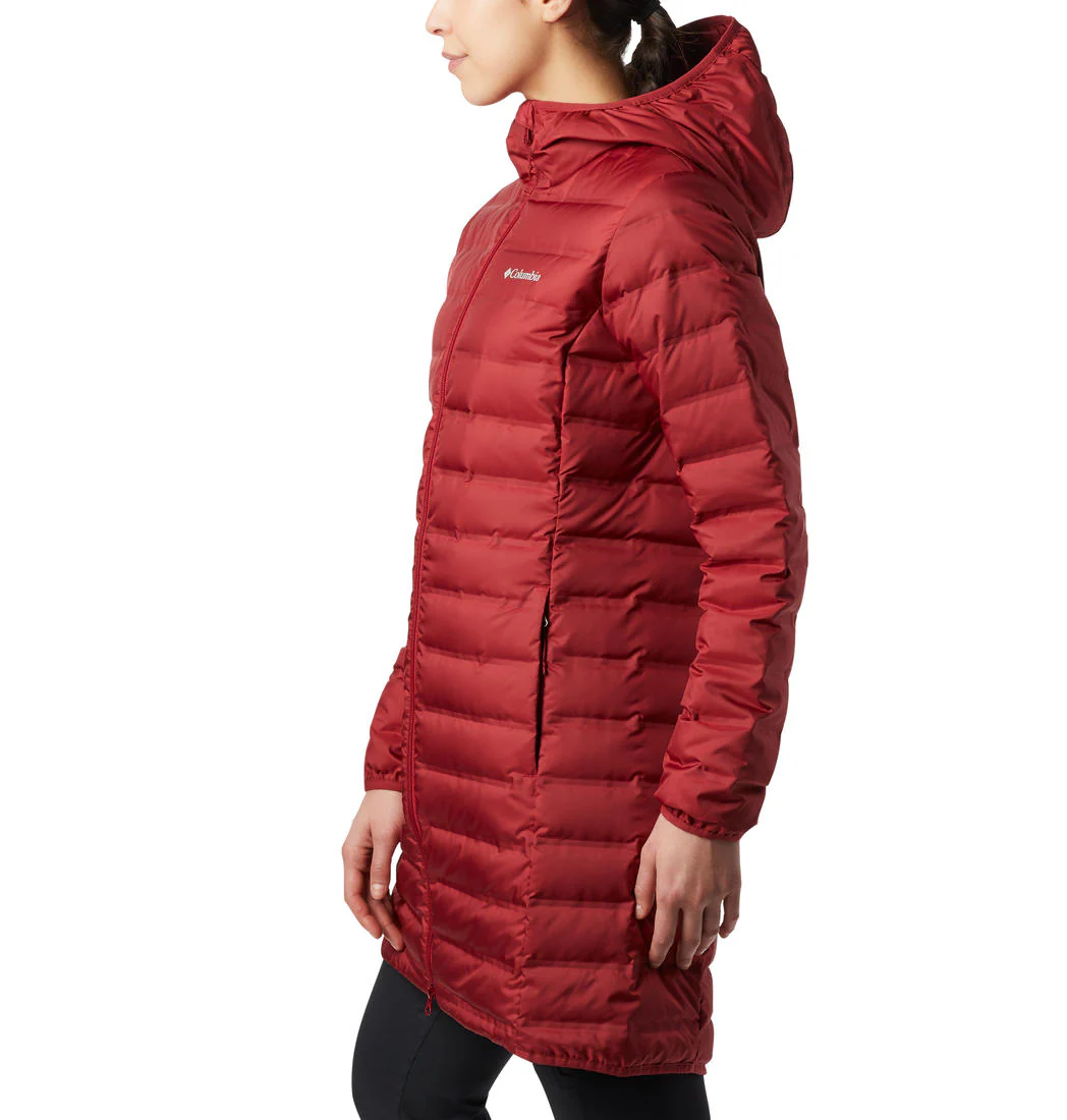Columbia Women Red Lake 22 Down Long Hooded Jacket - Image 5