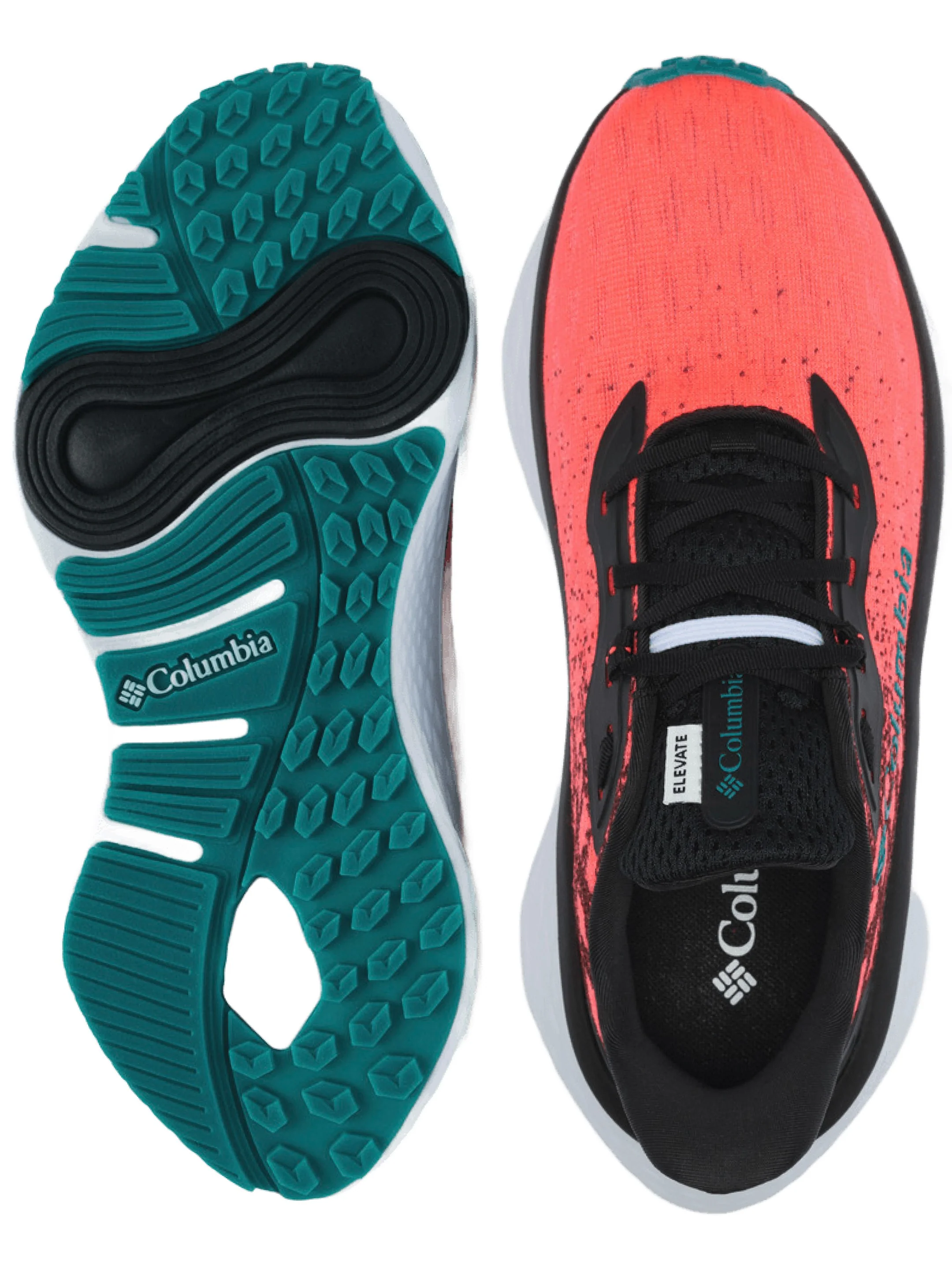 Columbia Women Red Omni-Grip Konos Elevate Trail Running Shoes - Image 5