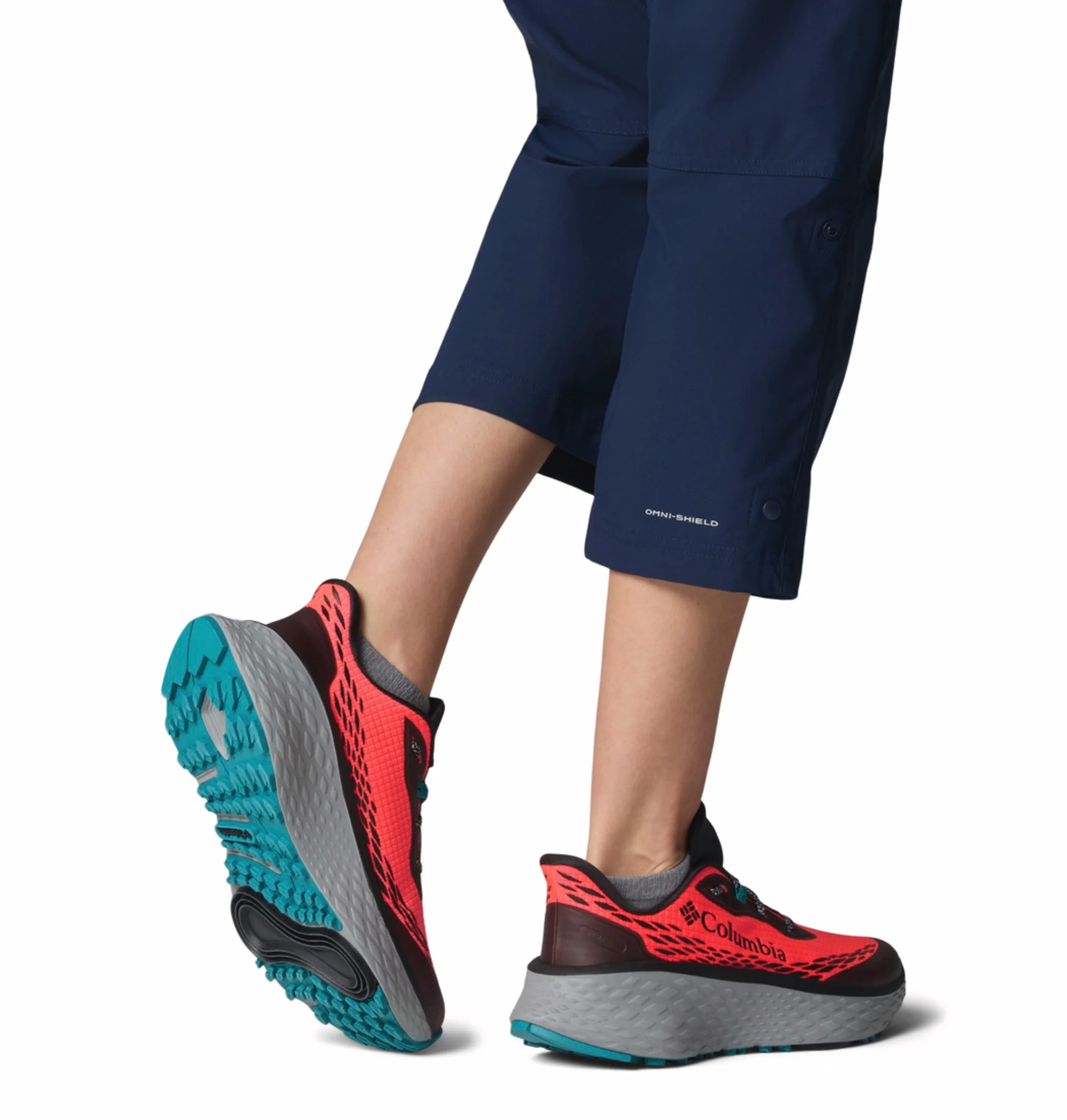 Columbia Women Red Omni-Max Konos Trillium ATR Trail Running Shoes - Image 10