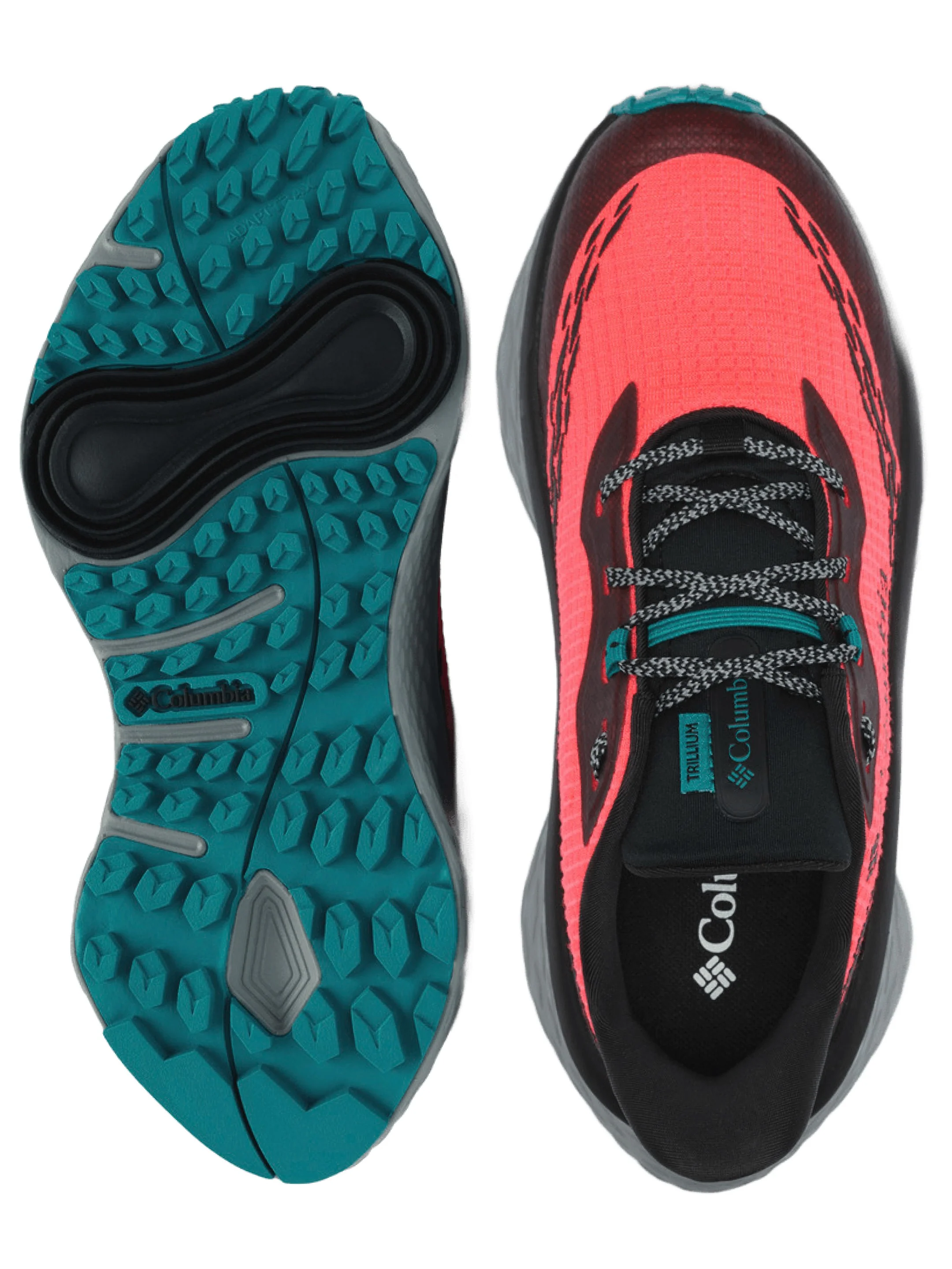 Columbia Women Red Omni-Max Konos Trillium ATR Trail Running Shoes - Image 5