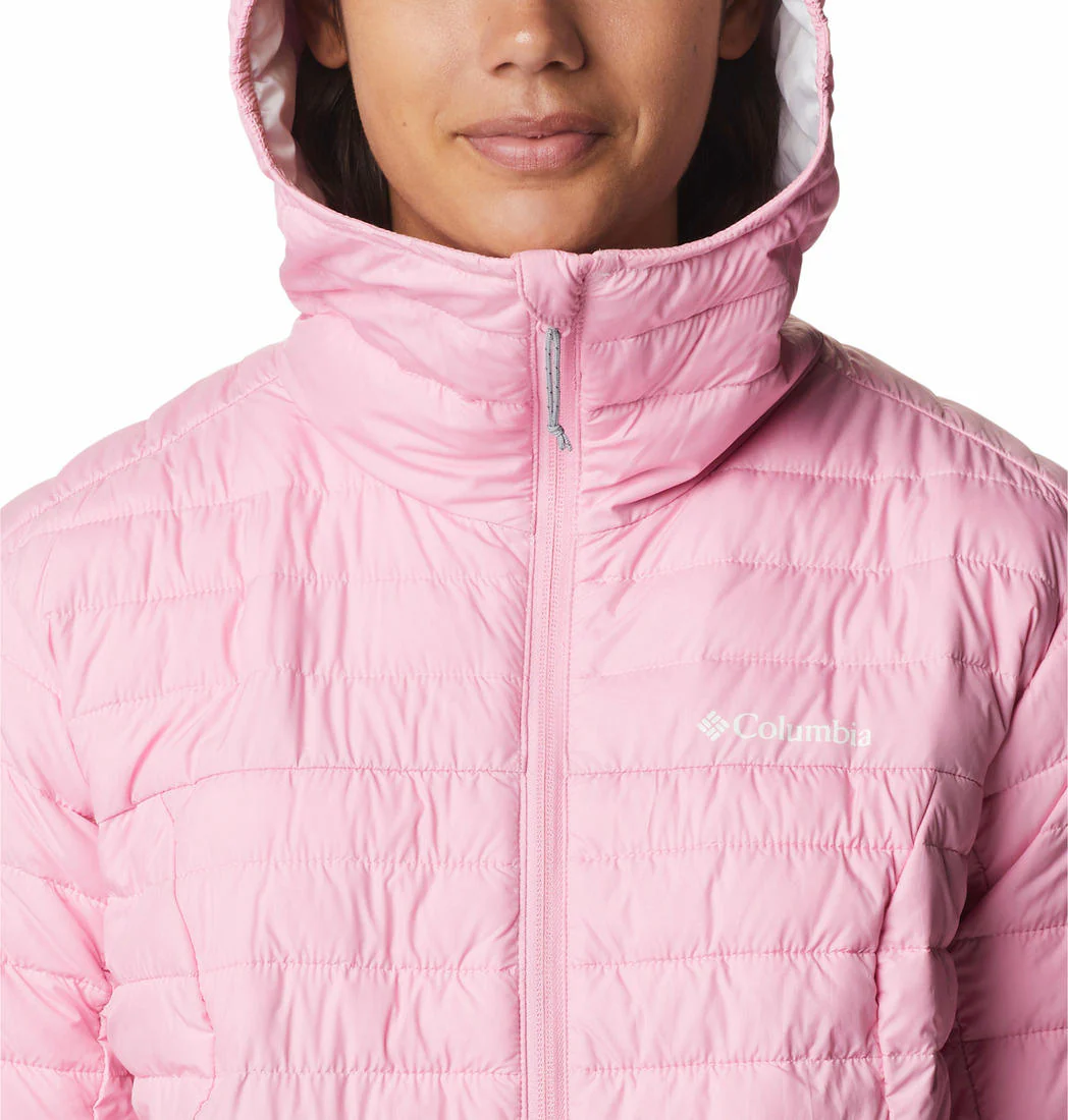 Columbia Women Pink Silver Falls Hooded Jacket - Image 2