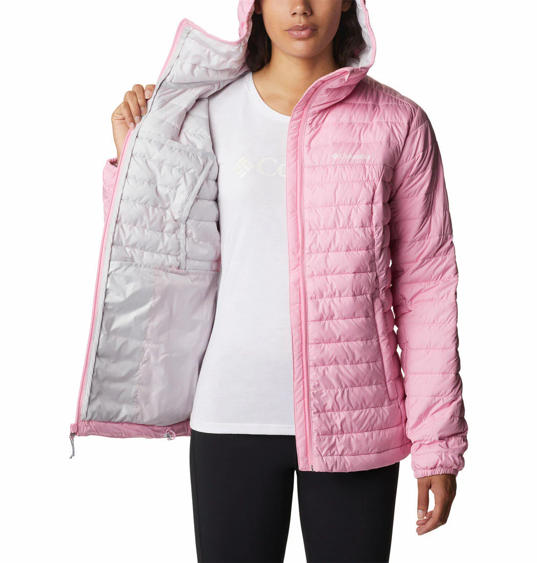 Columbia Women Pink Silver Falls Hooded Jacket - Image 3