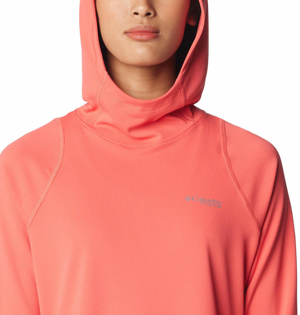 Columbia Women Red Summit Valley Hoodie (Sun Protection) - Image 5