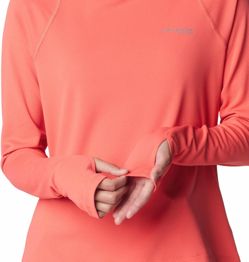Columbia Women Red Summit Valley Hoodie (Sun Protection) - Image 6