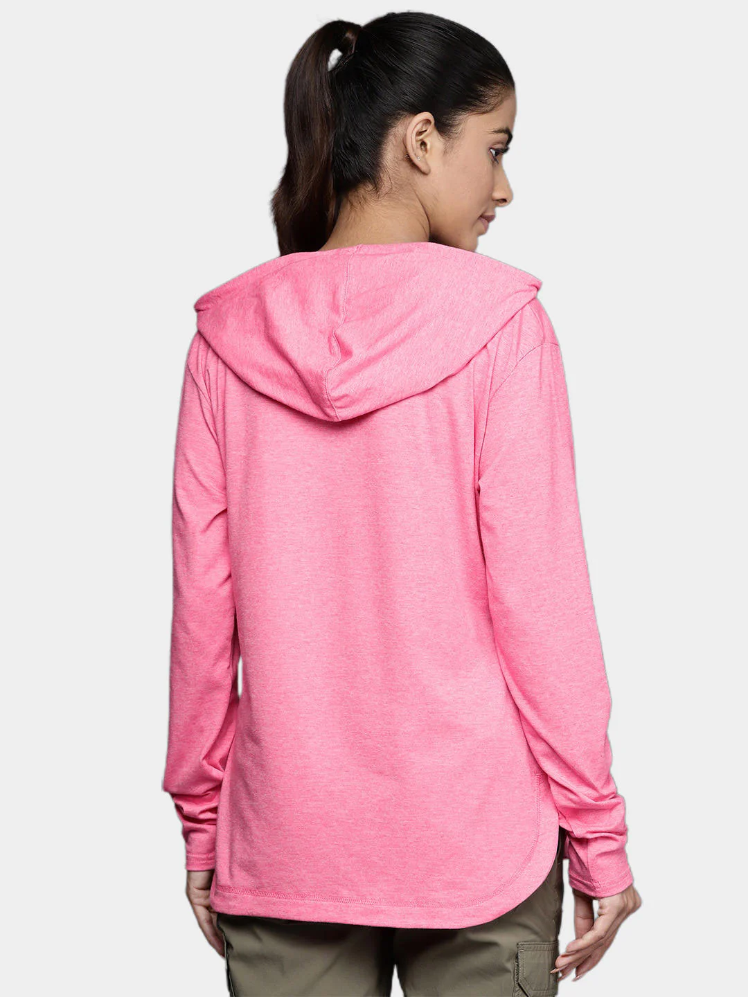 Columbia Women Pink Sun Trek Hooded Pullover (Sun Protection) - Image 11