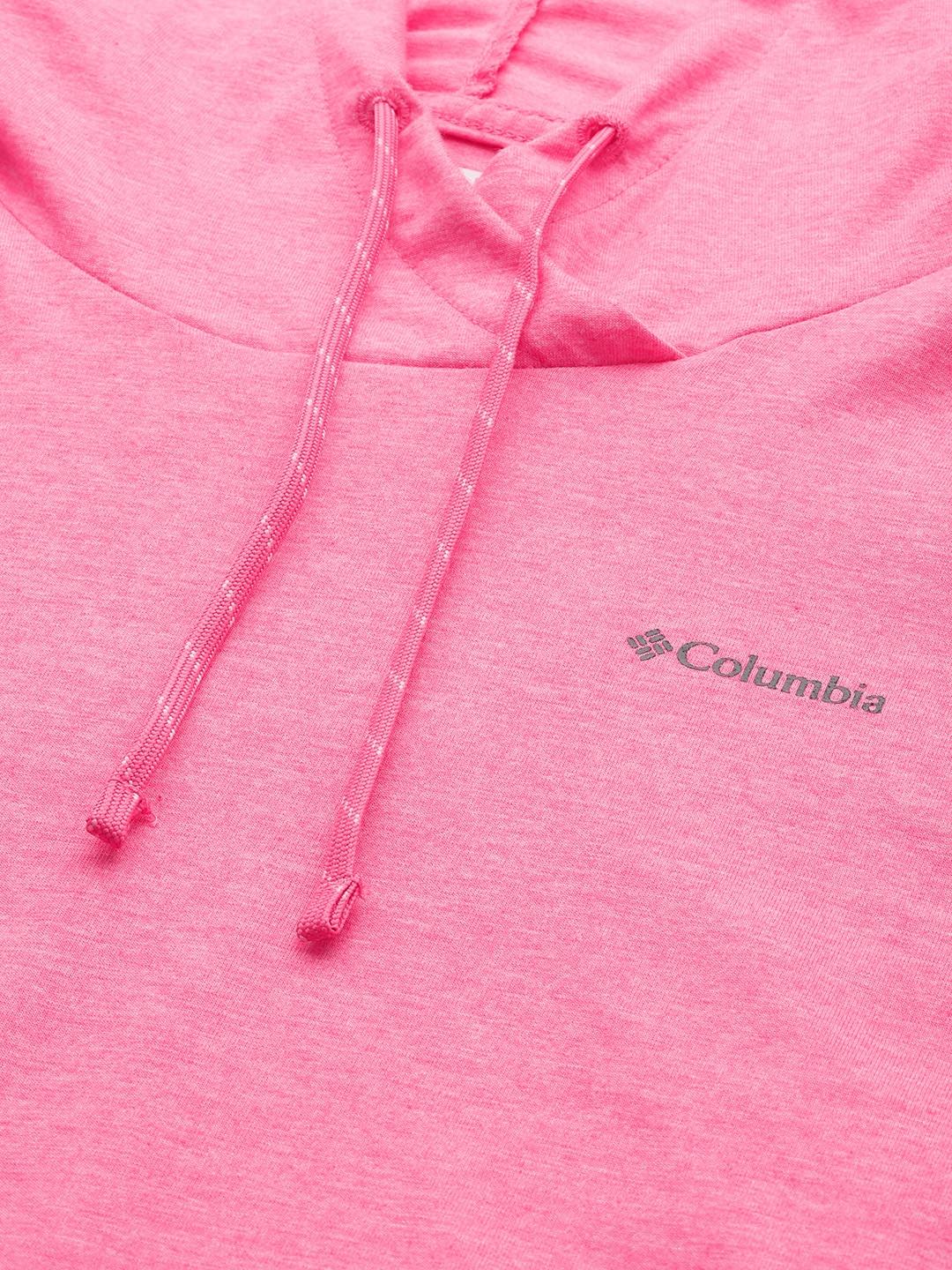 Columbia Women Pink Sun Trek Hooded Pullover (Sun Protection) - Image 7