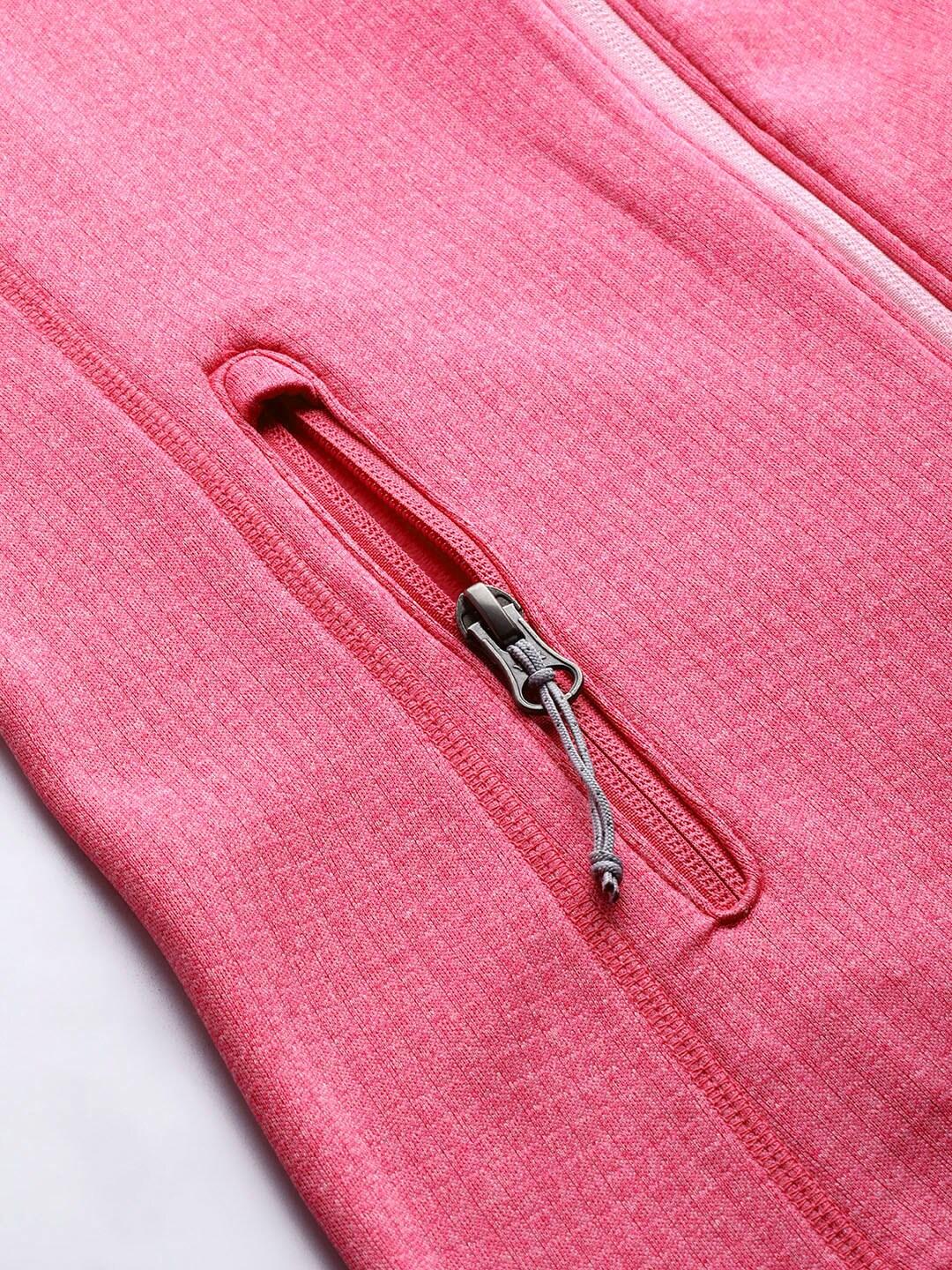 Columbia Women Pink W Park View Grid Fleece Full Zip (Sun Protection) - Image 10