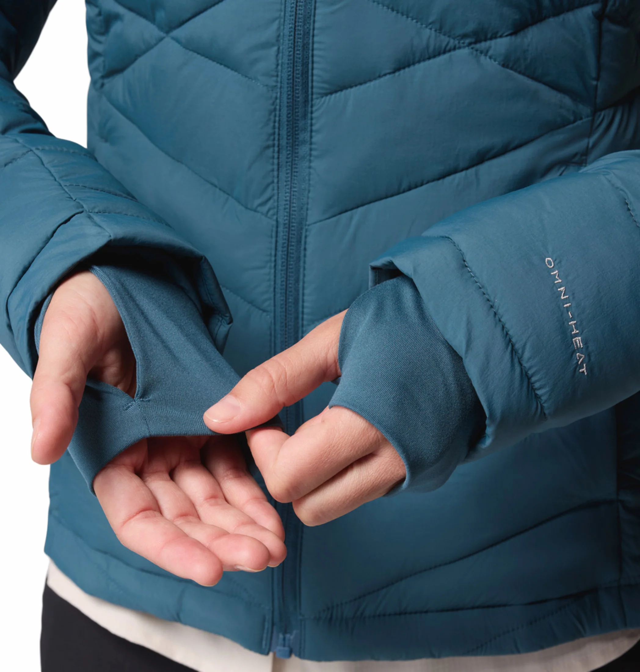 Columbia Women Teal OmniHeat Infinity Joy Peak II Down Jacket - Image 10