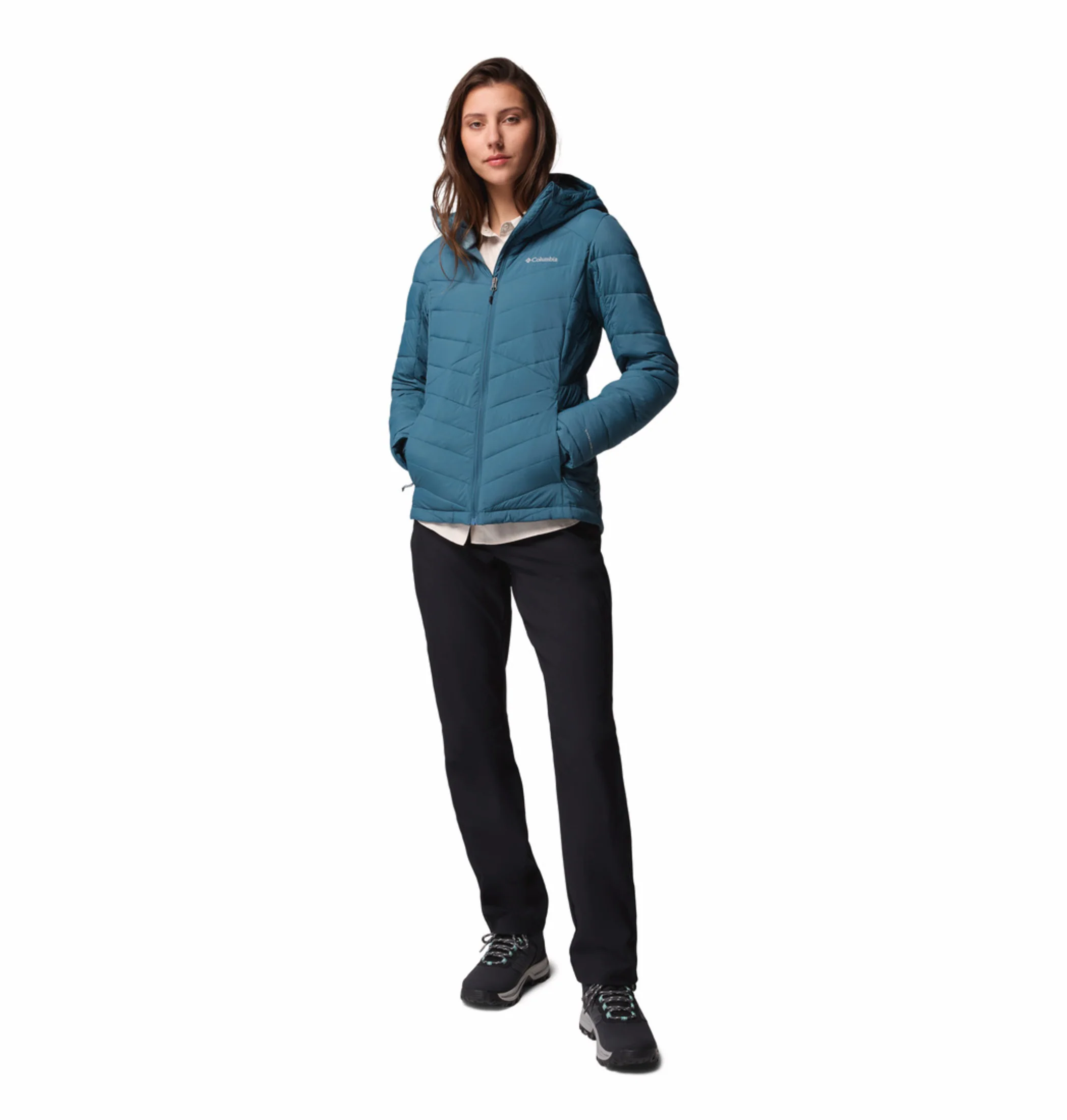Columbia Women Teal OmniHeat Infinity Joy Peak II Down Jacket - Image 6