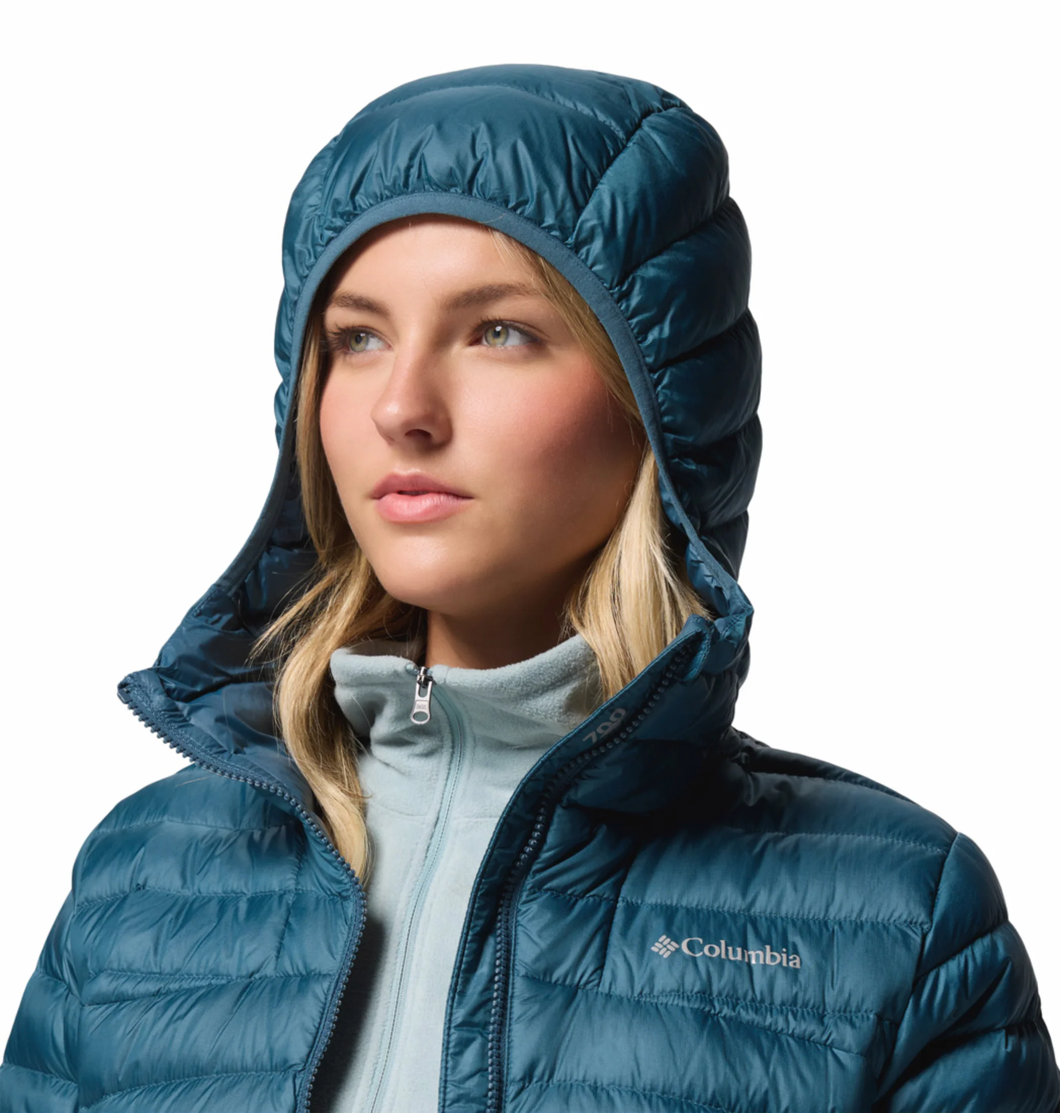 Columbia Women Teal OmniShield Corelite Down Jacket - Image 10