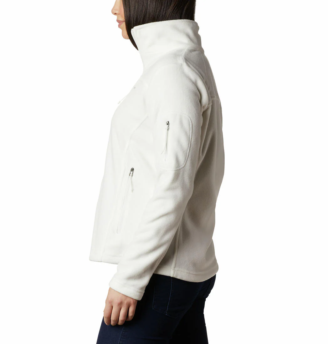 Columbia Women White Fast Trek II Jacket - Image 2