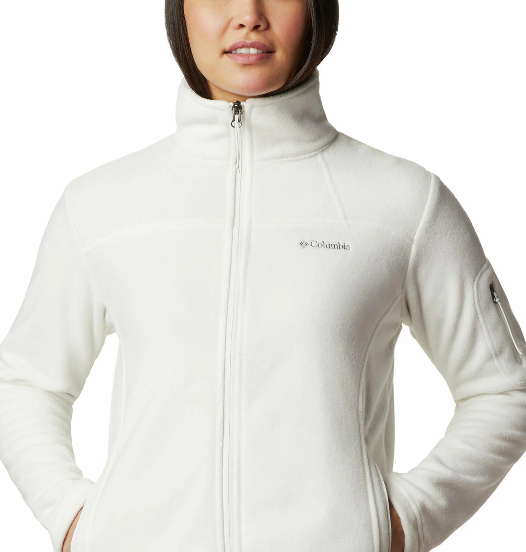 Columbia Women White Fast Trek II Jacket - Image 3