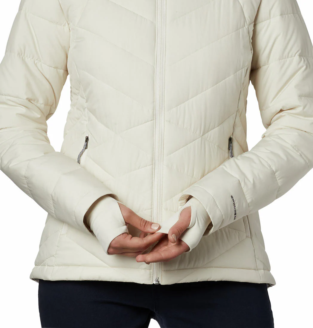 Columbia Women White Heavenly Hooded Jacket - Image 4