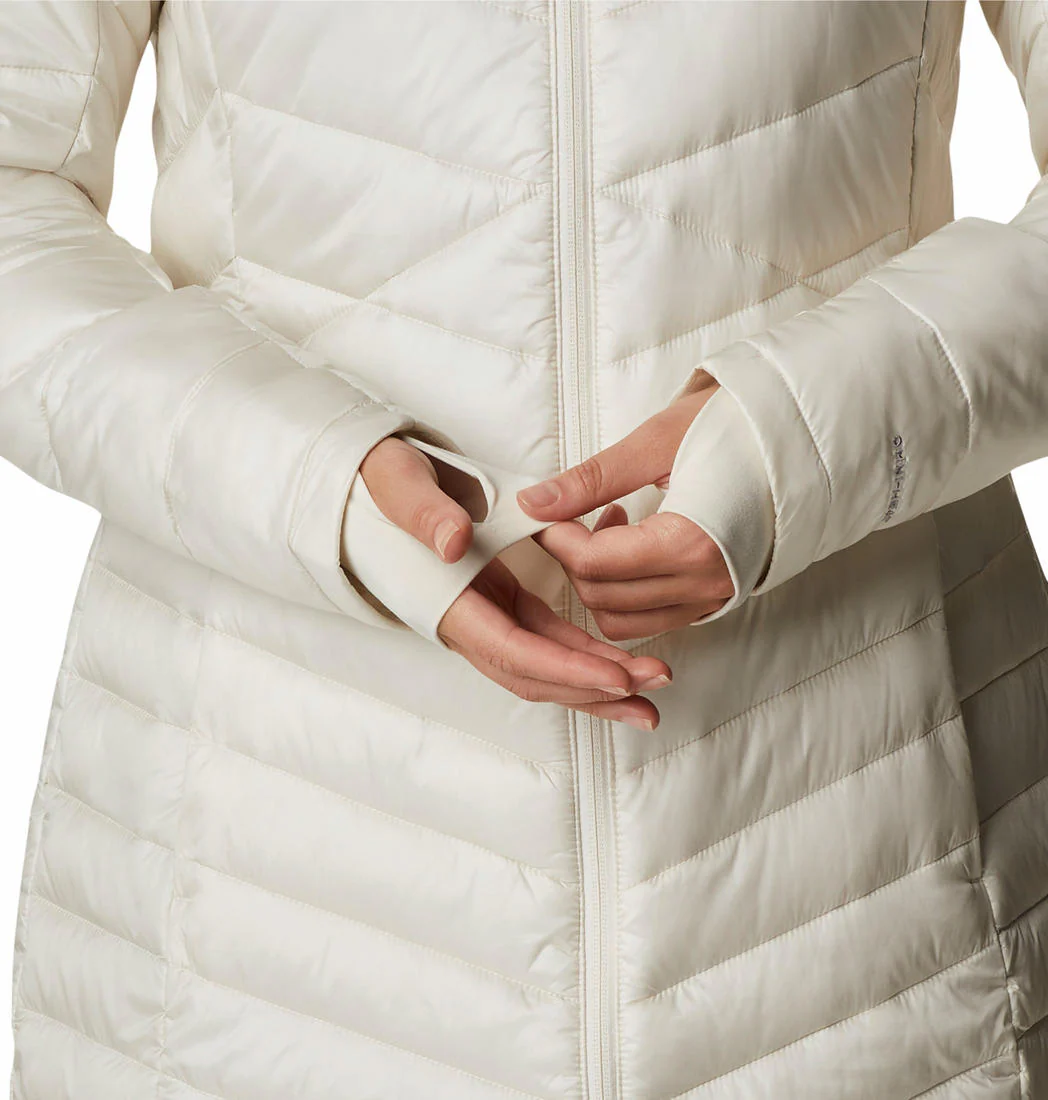 Columbia Women White Joy Peak Mid Jacket - Image 4