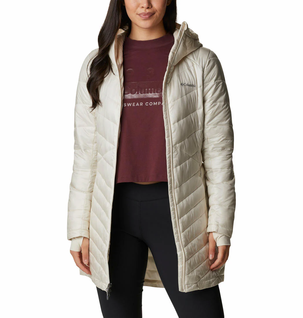 Columbia Women White Joy Peak Mid Jacket - Image 5