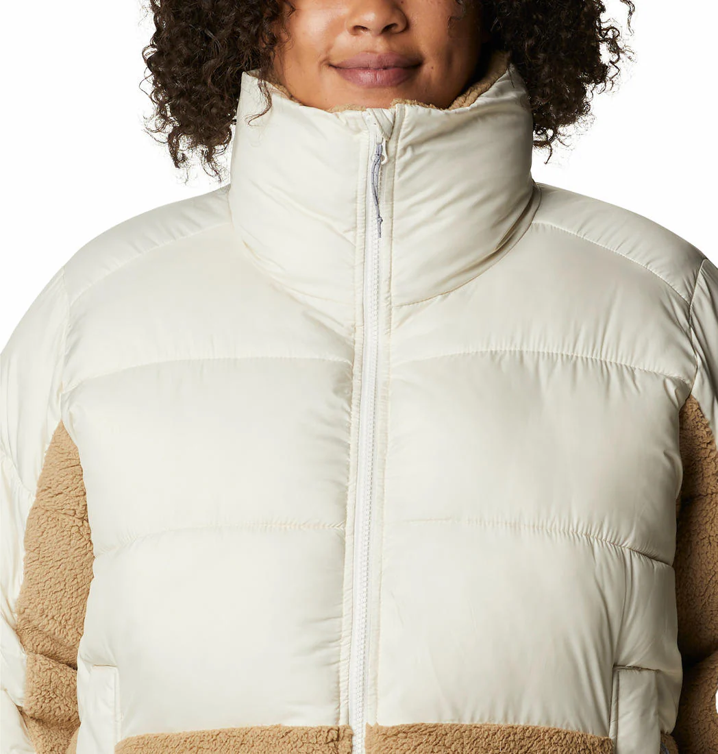 Columbia Women White Leadbetter Point Sherpa Hybrid - Image 2