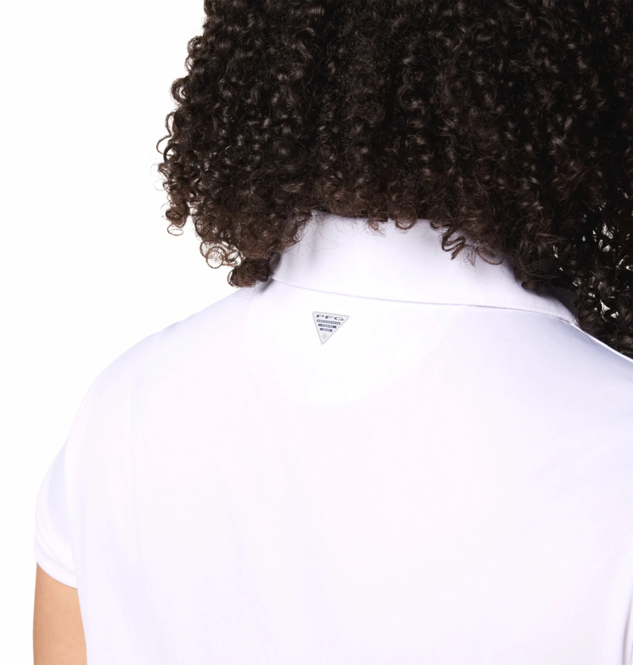 Columbia Women White Omni-Shade Tidal Polo Tshirt - Image 8