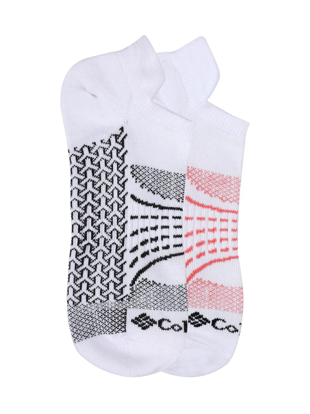 Columbia Women White SOCKS WM 2P NOSHO-ACTV-MAPPED  (2 Pair) (Non Returnable) - Image 2