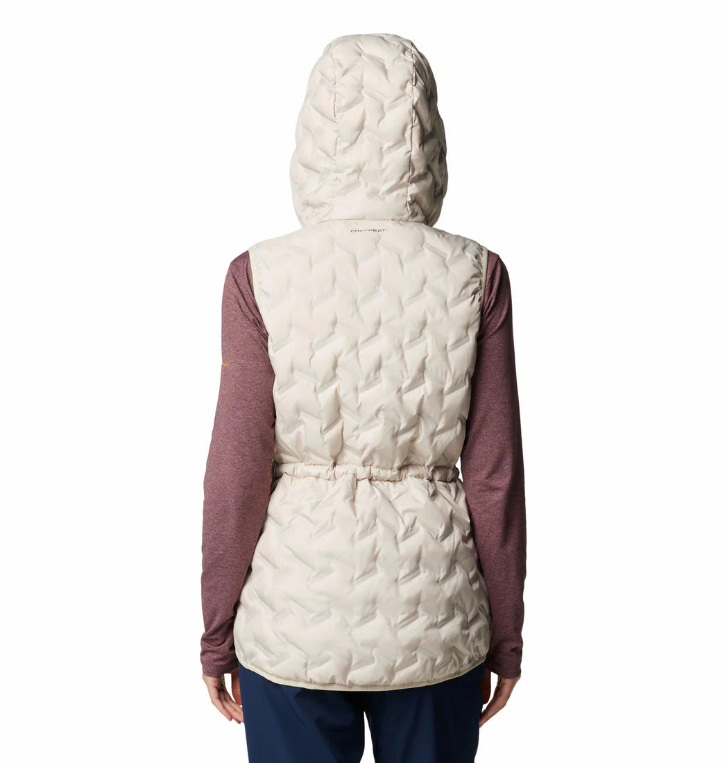 Columbia Women Brown Delta Ridge II Down Hooded Vest - Image 2