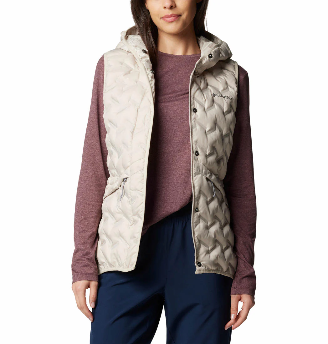Columbia Women Brown Delta Ridge II Down Hooded Vest - Image 4