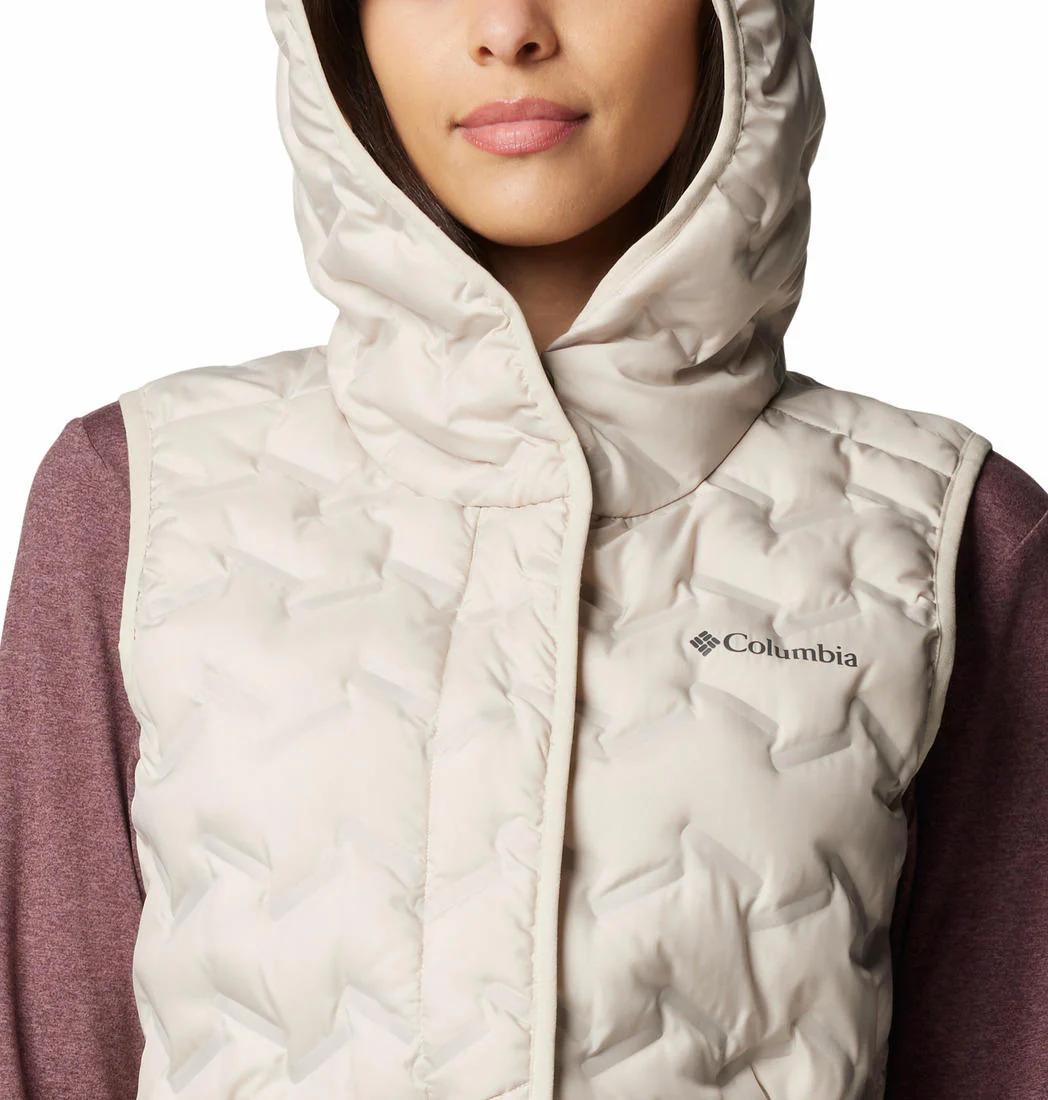 Columbia Women Brown Delta Ridge II Down Hooded Vest - Image 6
