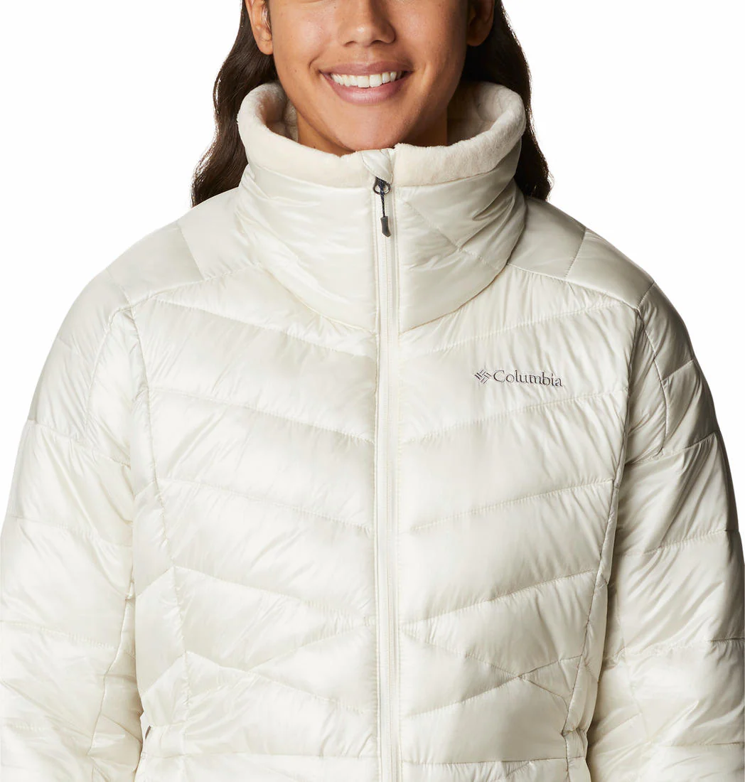 Columbia Women White Joy Peak Novelty Jacket - Image 4