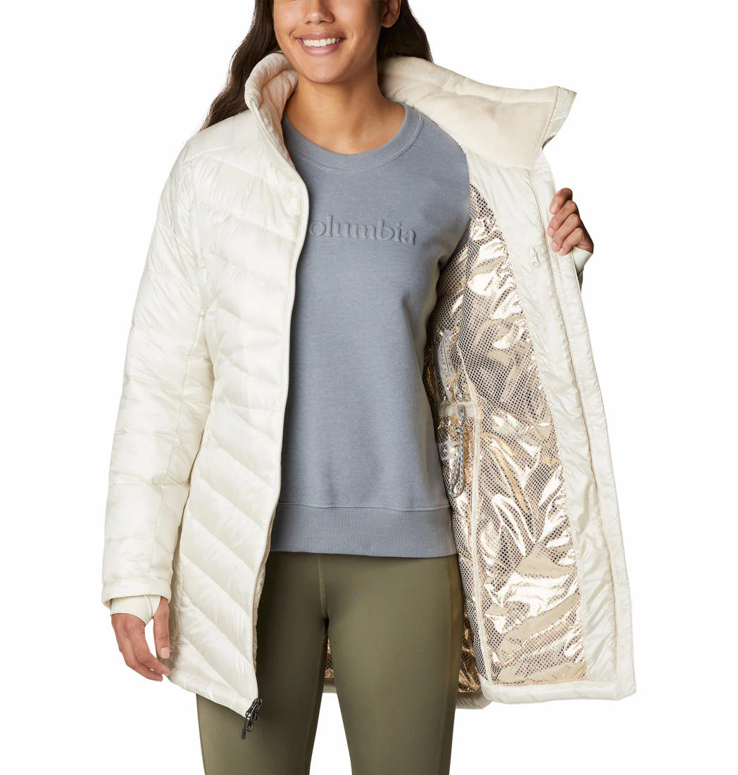 Columbia Women White Joy Peak Novelty Jacket - Image 5