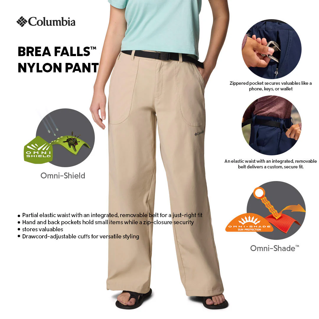 Columbia Women Brown Brea Falls Nylon Pant (Sun Protection) - Image 2