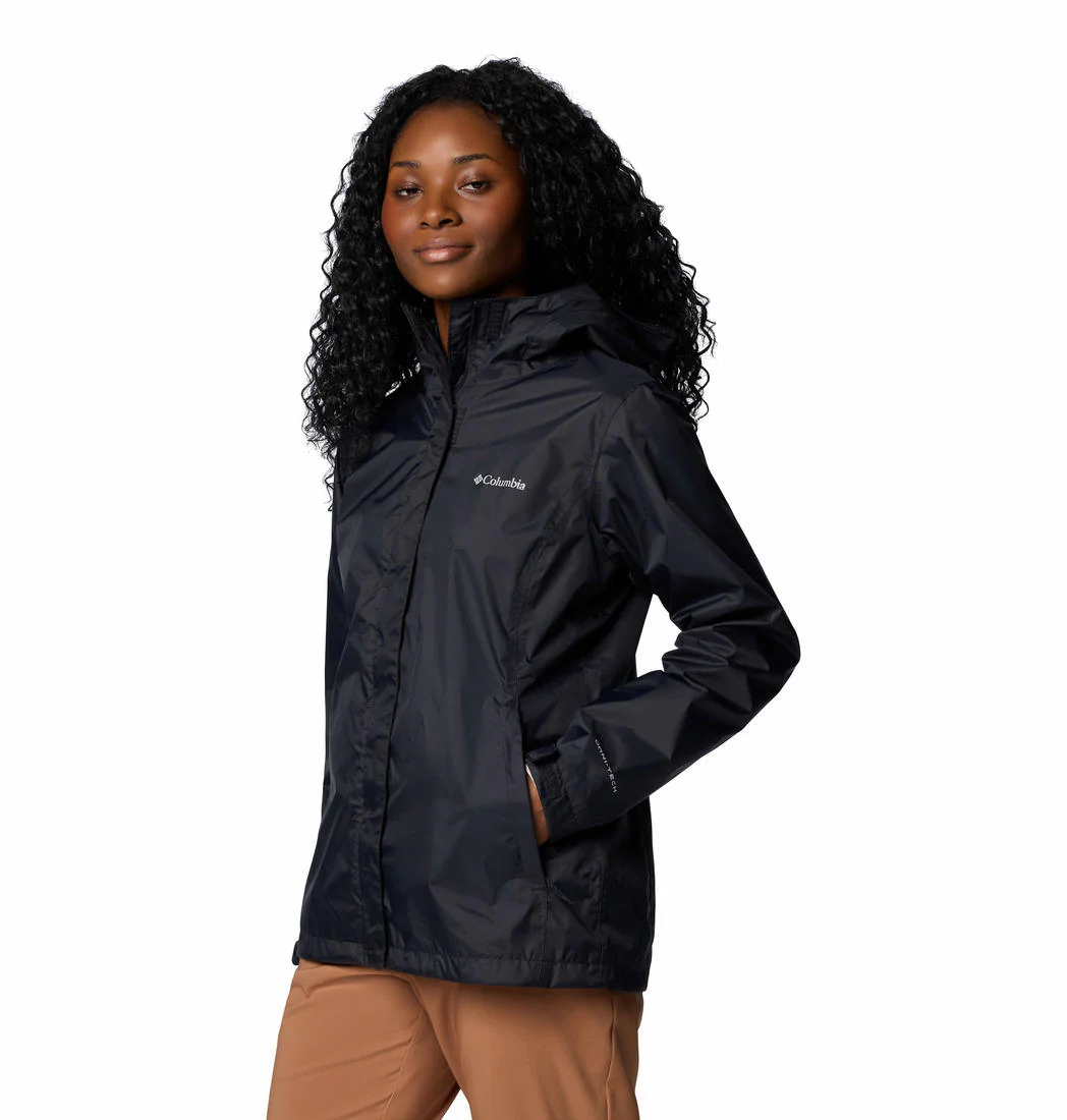 Columbia Women Black Arcadia II Jacket Waterproof - Image 3
