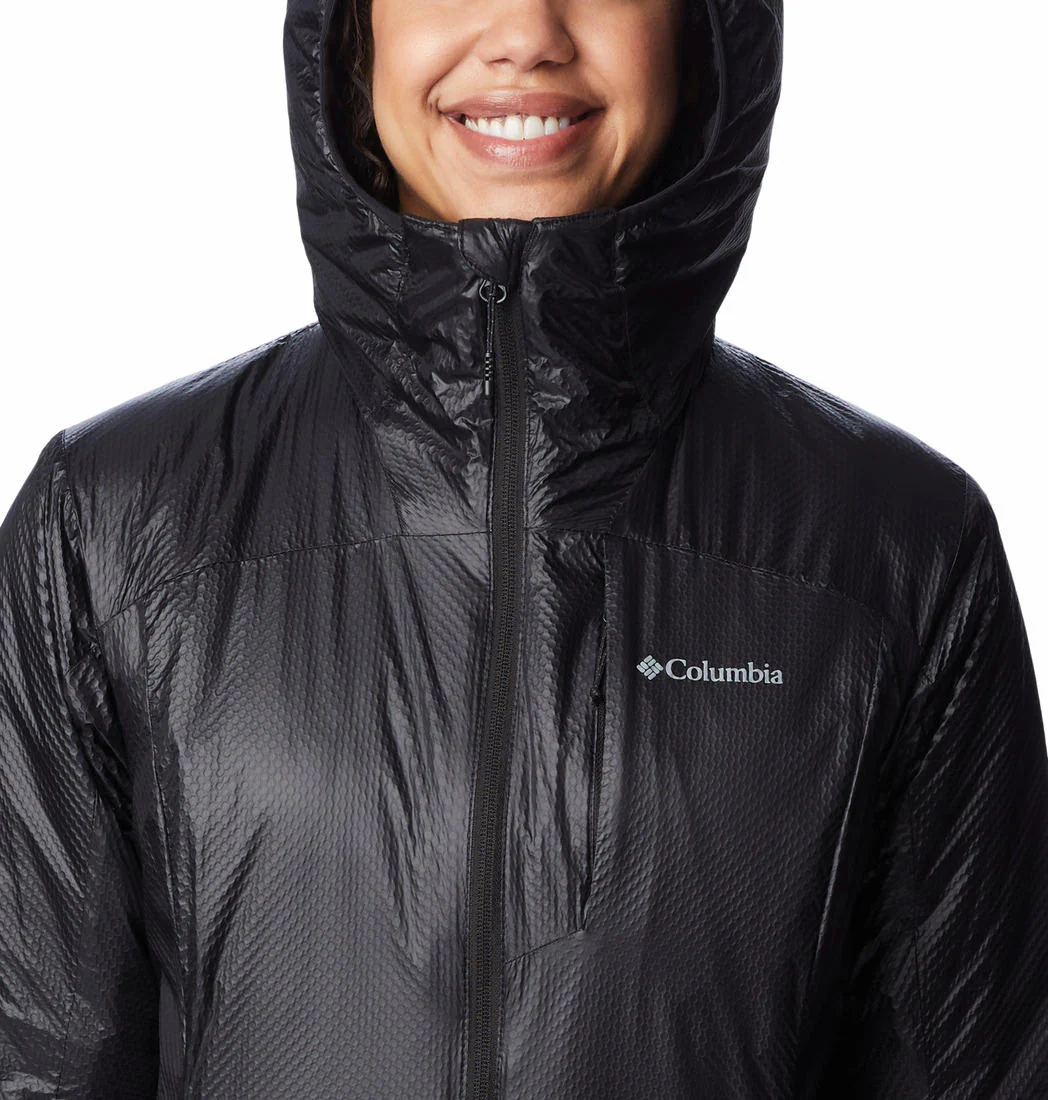 Columbia Women Black Arch Rock II Hooded Jacket - Image 3