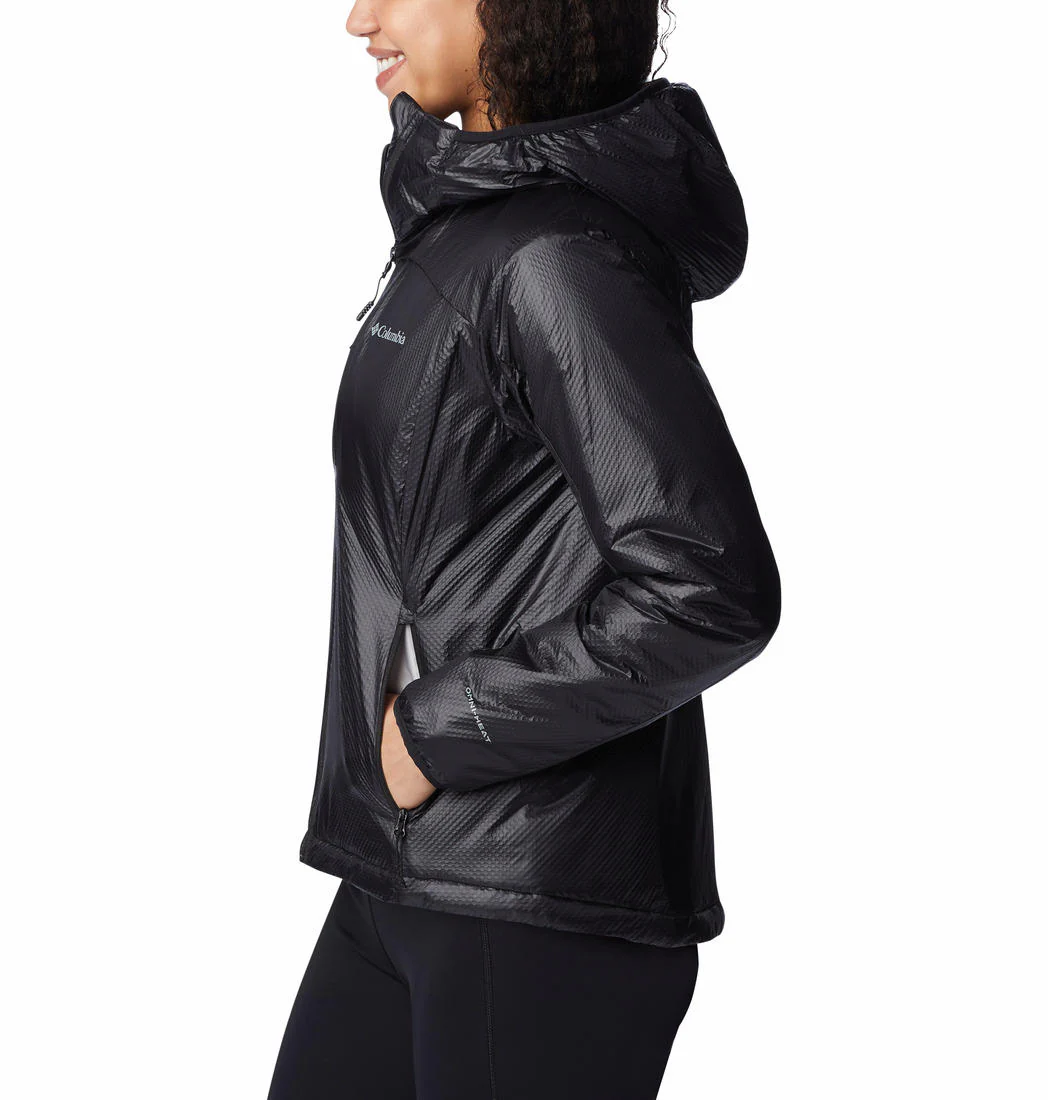 Columbia Women Black Arch Rock II Hooded Jacket - Image 4