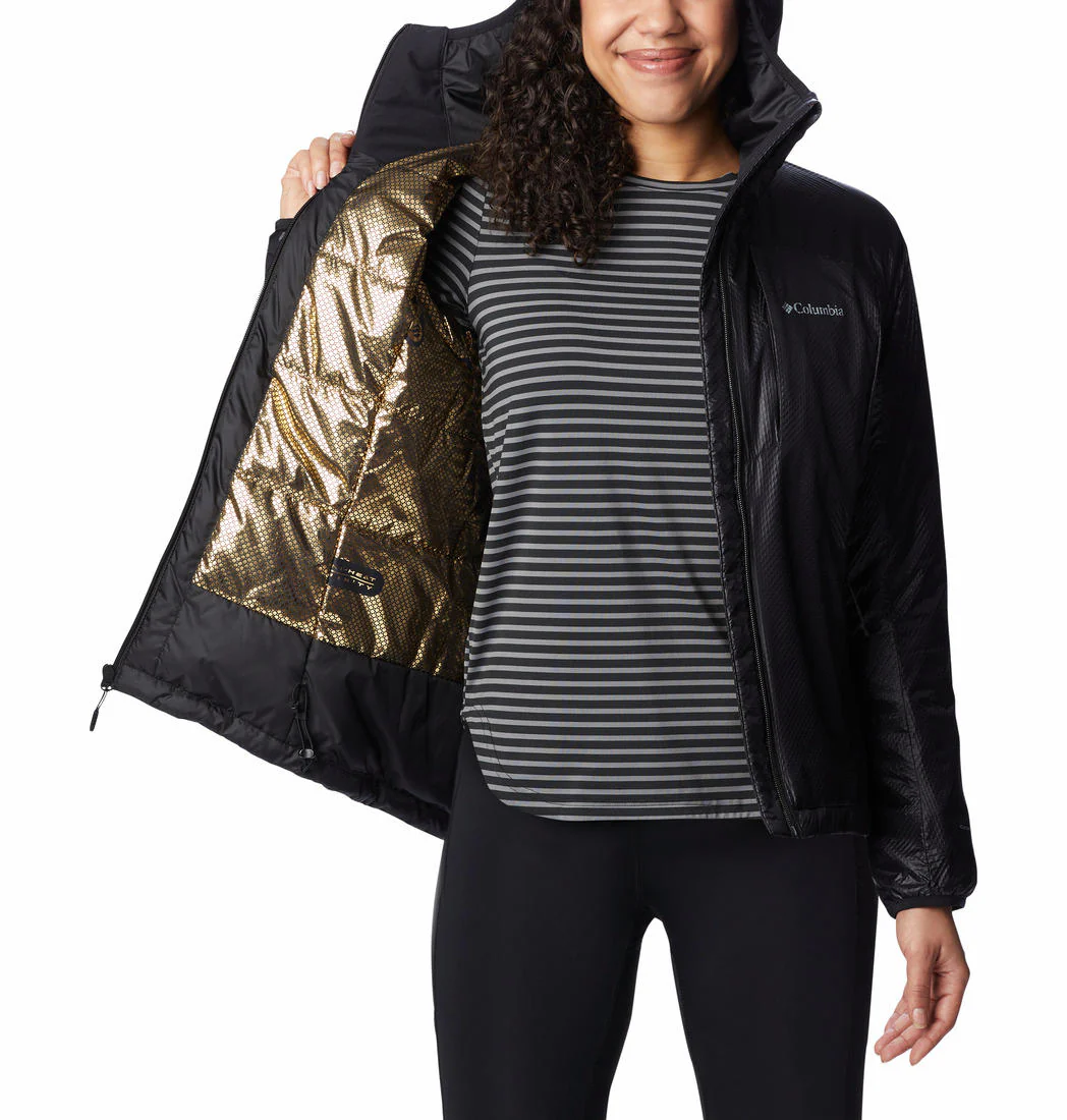 Columbia Women Black Arch Rock II Hooded Jacket - Image 5