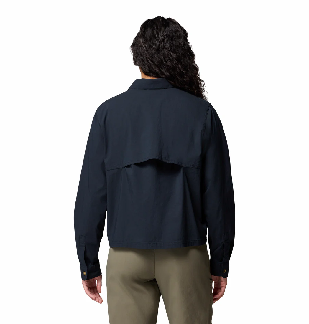 Columbia Women Black Brea Falls Woven LS - Image 2