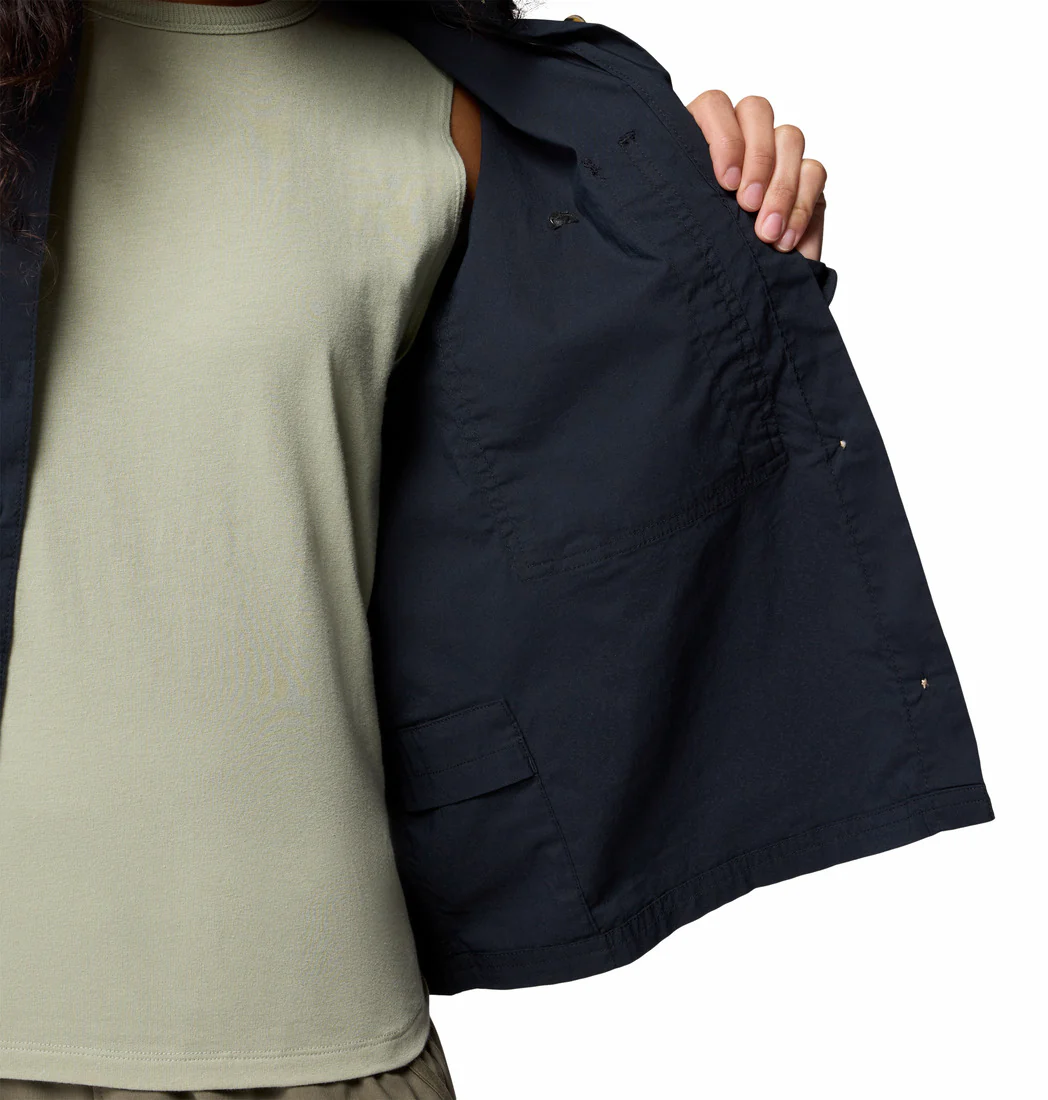 Columbia Women Black Brea Falls Woven LS - Image 8