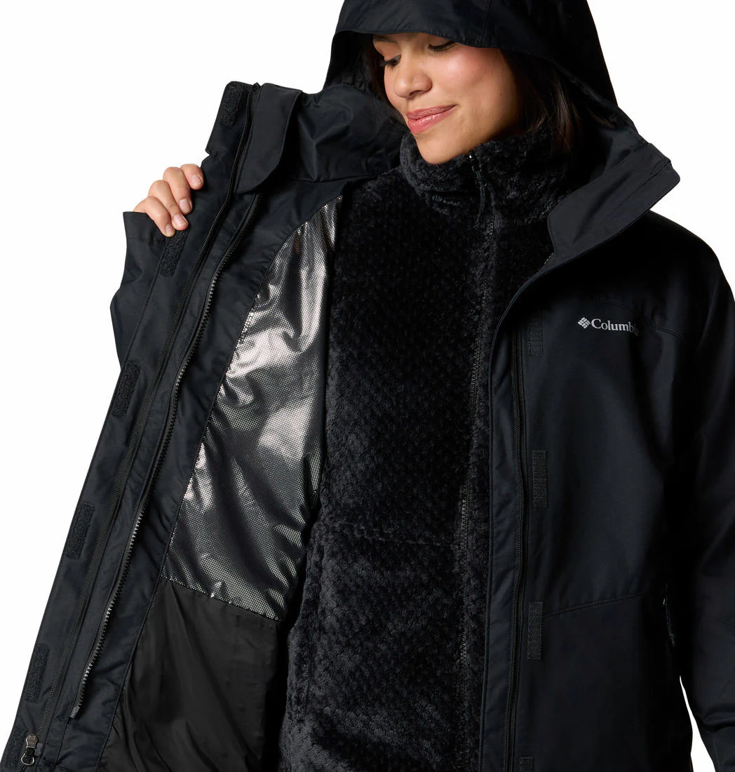 Columbia Women Black Bugaboo III Fleece Interchange Jacket - Image 6