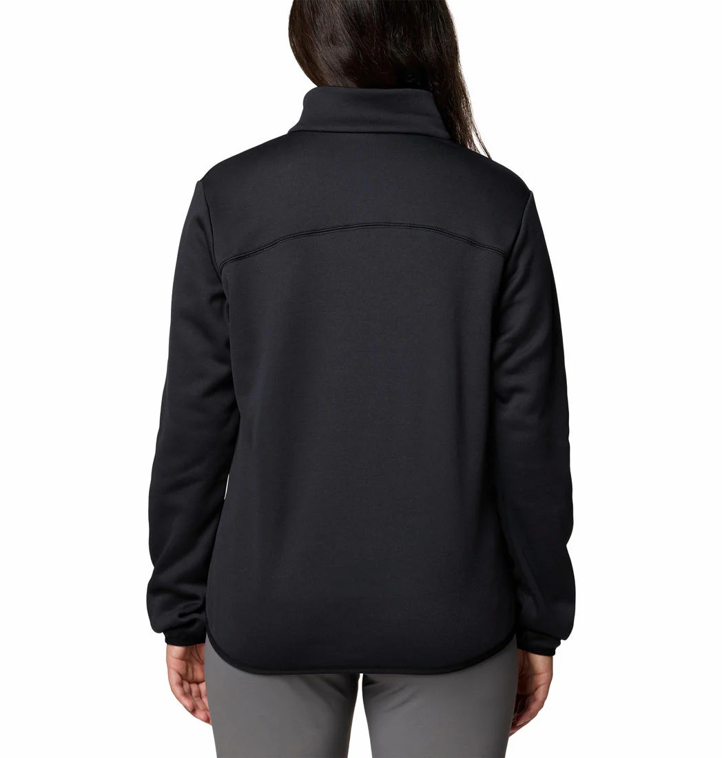 Columbia Women Black Col Hike Tech Fleece FZ - Image 2