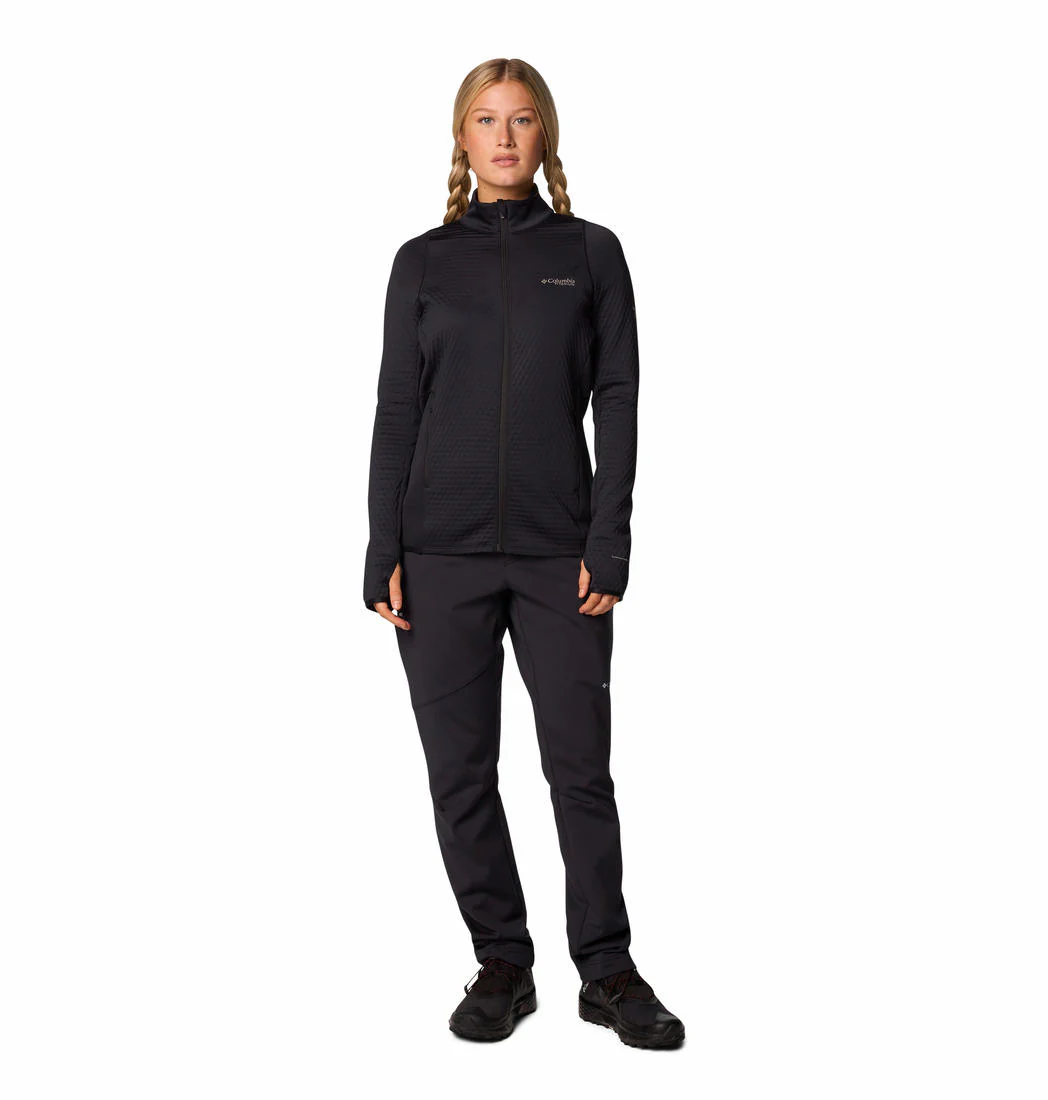 Columbia Women Black Crystal Leaf Omni-Heat Helix FZ - Image 4