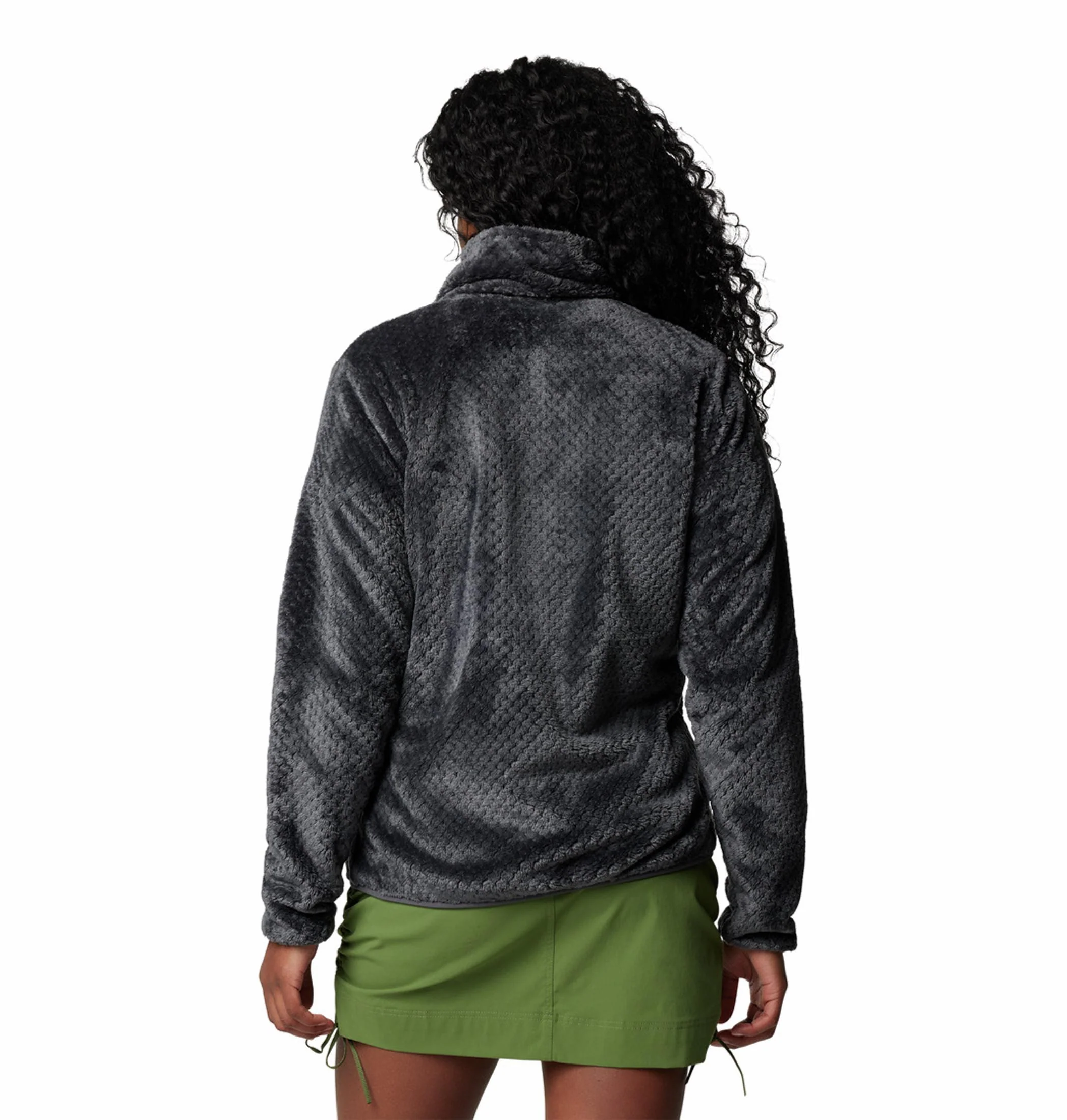 Columbia Women Black Fire Side II Sherpa FZ - Image 2