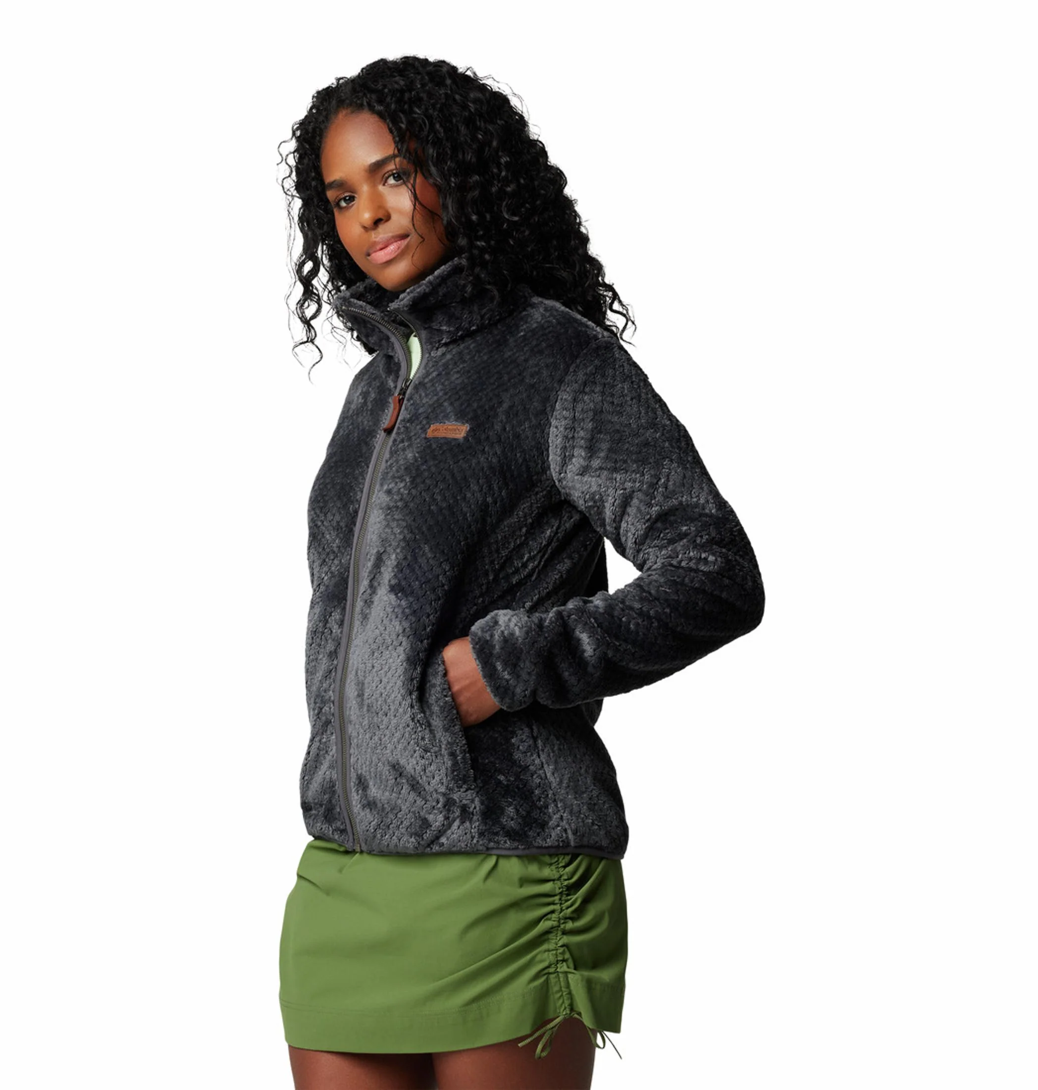 Columbia Women Black Fire Side II Sherpa FZ - Image 3